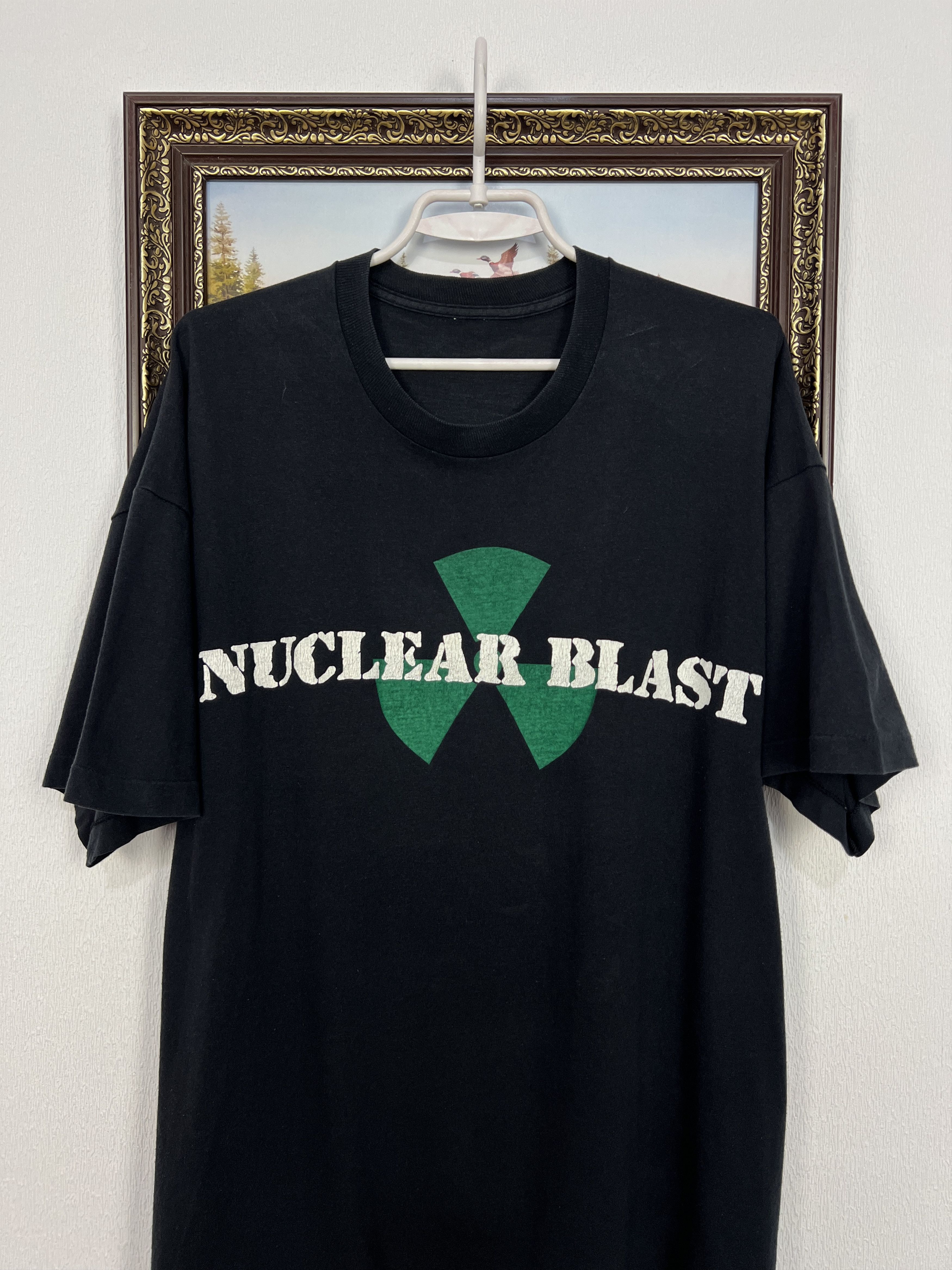 Vintage Vintage 90's Nuclear Blast Shirt Death Black Metal Rare Size US L / EU 52-54 / 3 - 2 Thumbnail