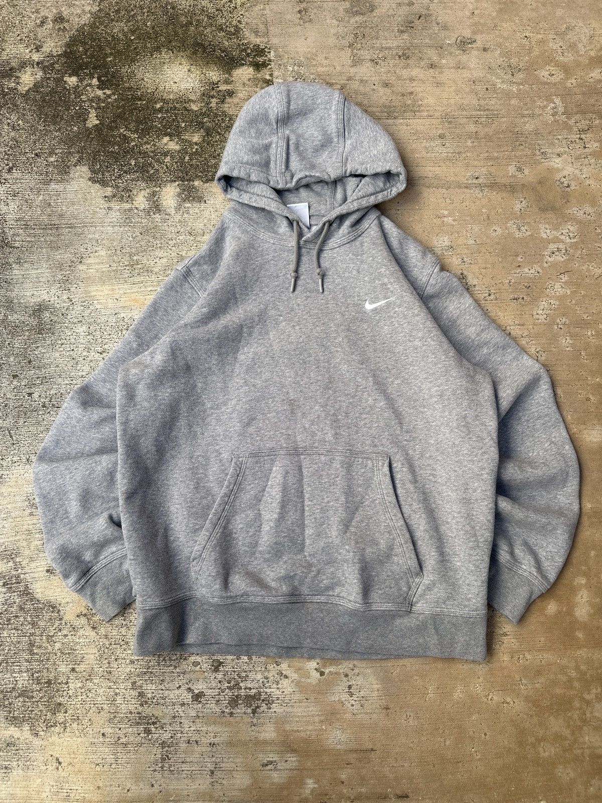 Nike Y2k 2000s gray Nike Corner Swoosh hoodie Large Size US L / EU 52-54 / 3 - 1 Thumbnail