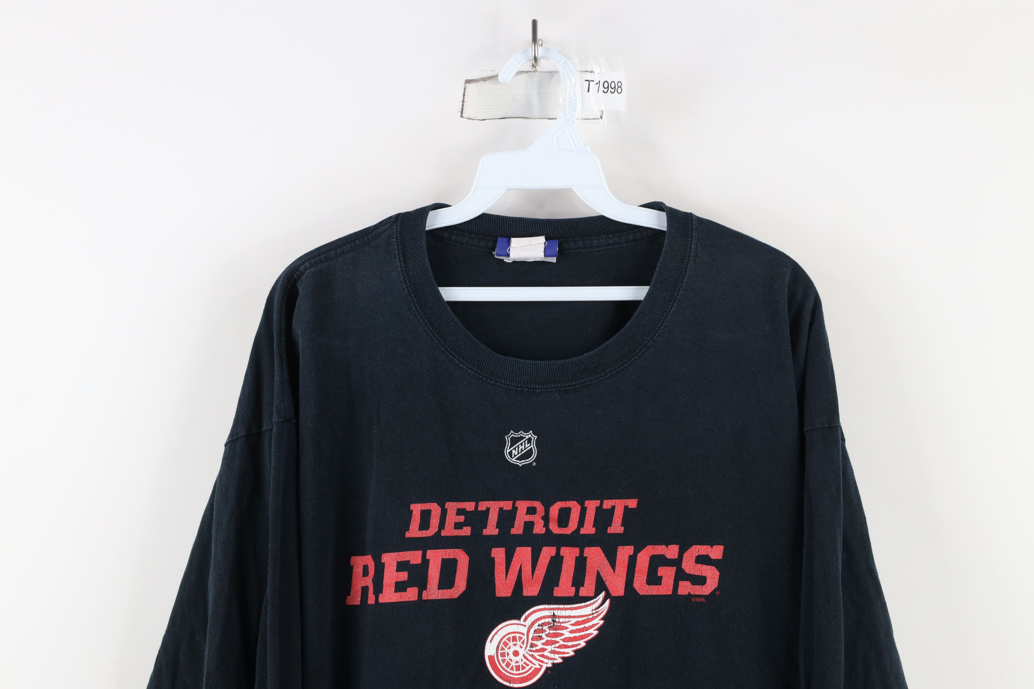 Reebok × Vintage Vintage Reebok Detroit Red Wings Hockey Long Sleeve T-Shirt Size US L / EU 52-54 / 3 - 2 Thumbnail