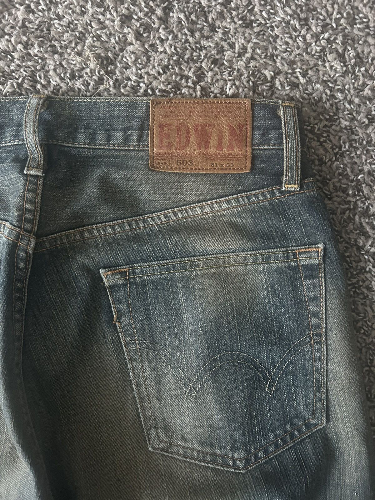 Edwin EDWIN Vintage 503 Jeans Sandwash 31x33 Size US 31 - 5 Thumbnail