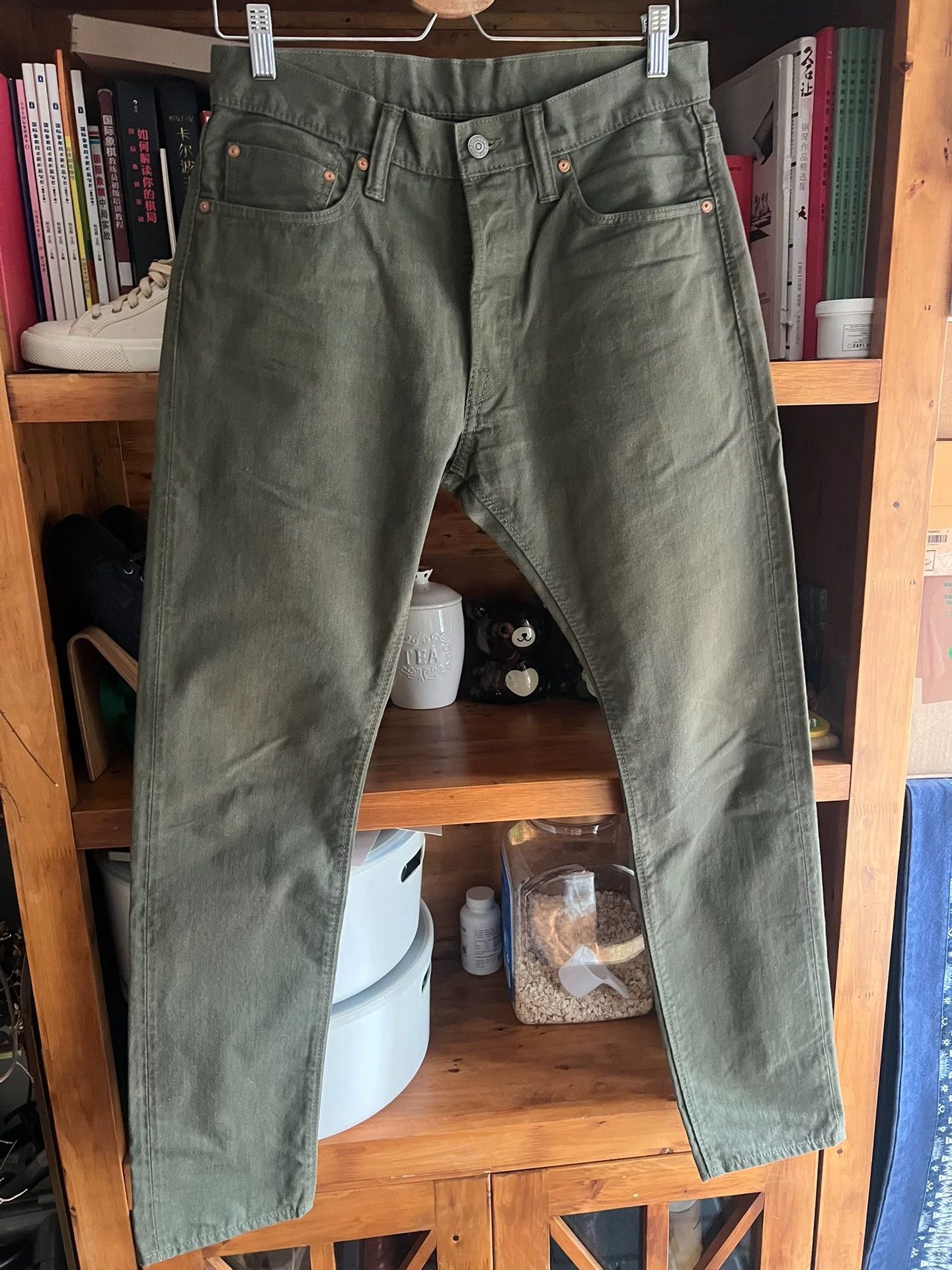Pure Blue Japan Pure Blue Japan Japanese selvedge olive drab jeans Size US 32 / EU 48 - 2 Thumbnail