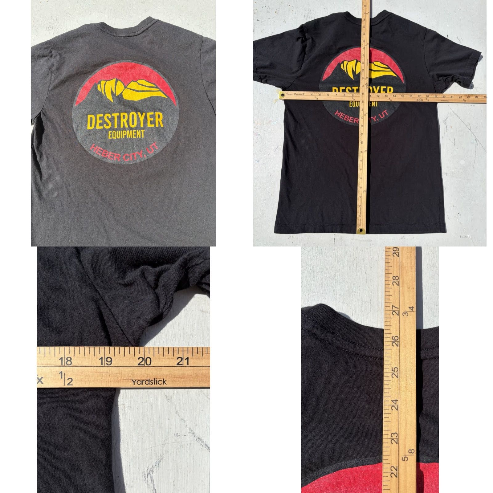 Equipment Destroyer Equipment T-Shirt Black Spell-Out M Shirts Mens 90s City Outdoor Rock Logo Size US M / EU 48-50 / 2 - 8 Thumbnail