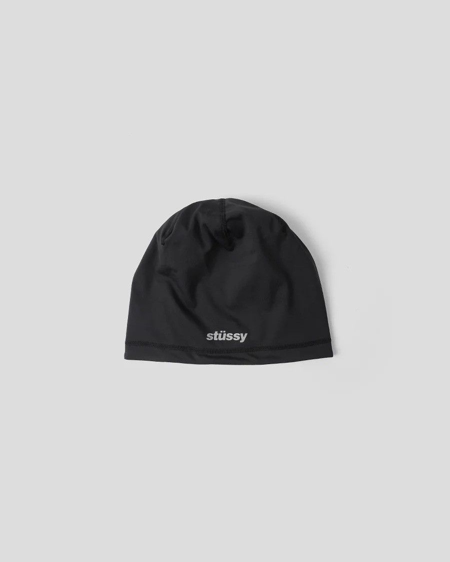 Stussy Reversible Fleece Lined Skull Cap (Black/Black)