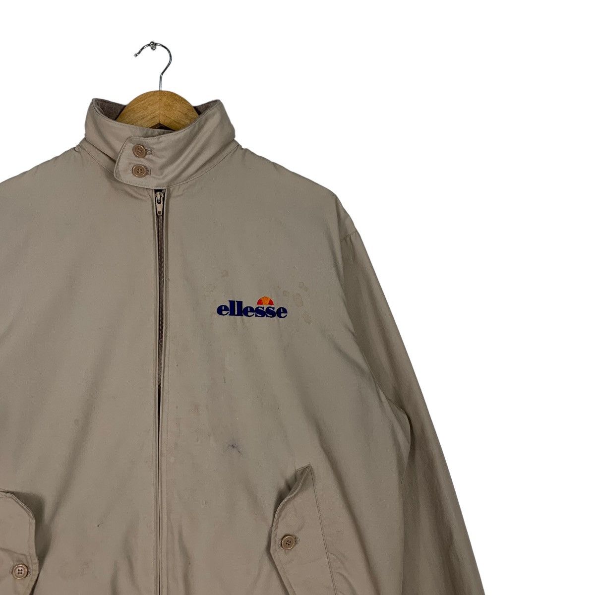 Ellesse ELLESSE Red Tartan Lined Turtleneck Jacket #1163-C53 Size US L / EU 52-54 / 3 - 5 Thumbnail