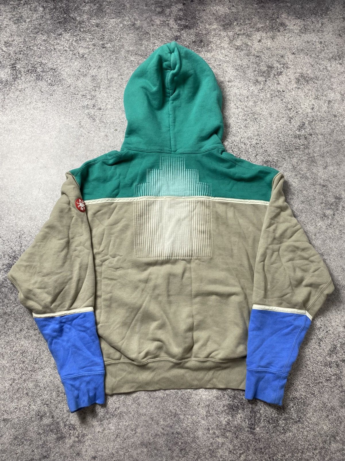 Cav Empt Cav empt oversized hoodie very rare beige&green Size US M / EU 48-50 / 2 - 3 Thumbnail
