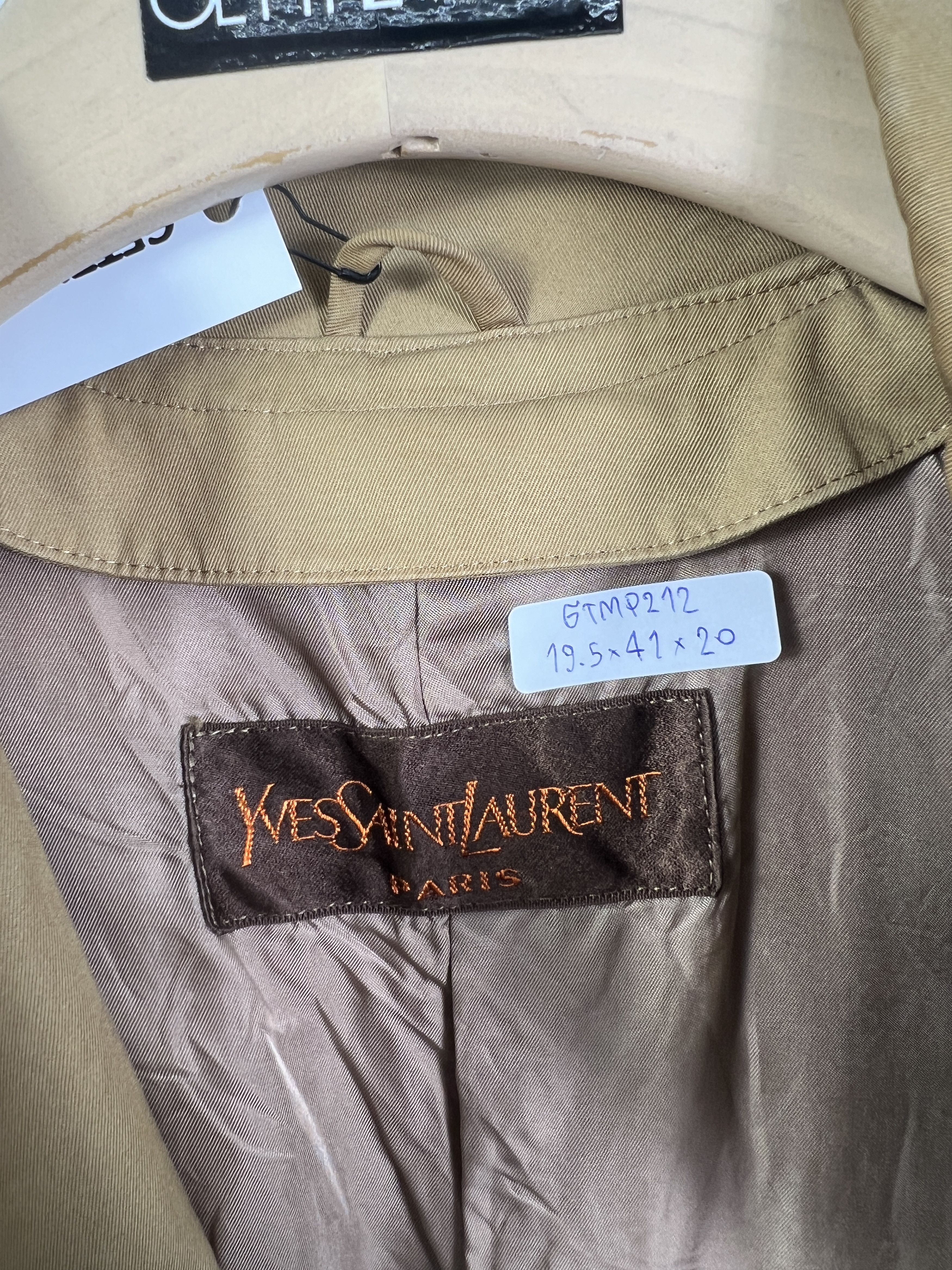 Yves Saint Laurent Vintage Yves Saint Laurent Trench Coat GTMP212 Size S / US 4 / IT 40 - 2 Thumbnail