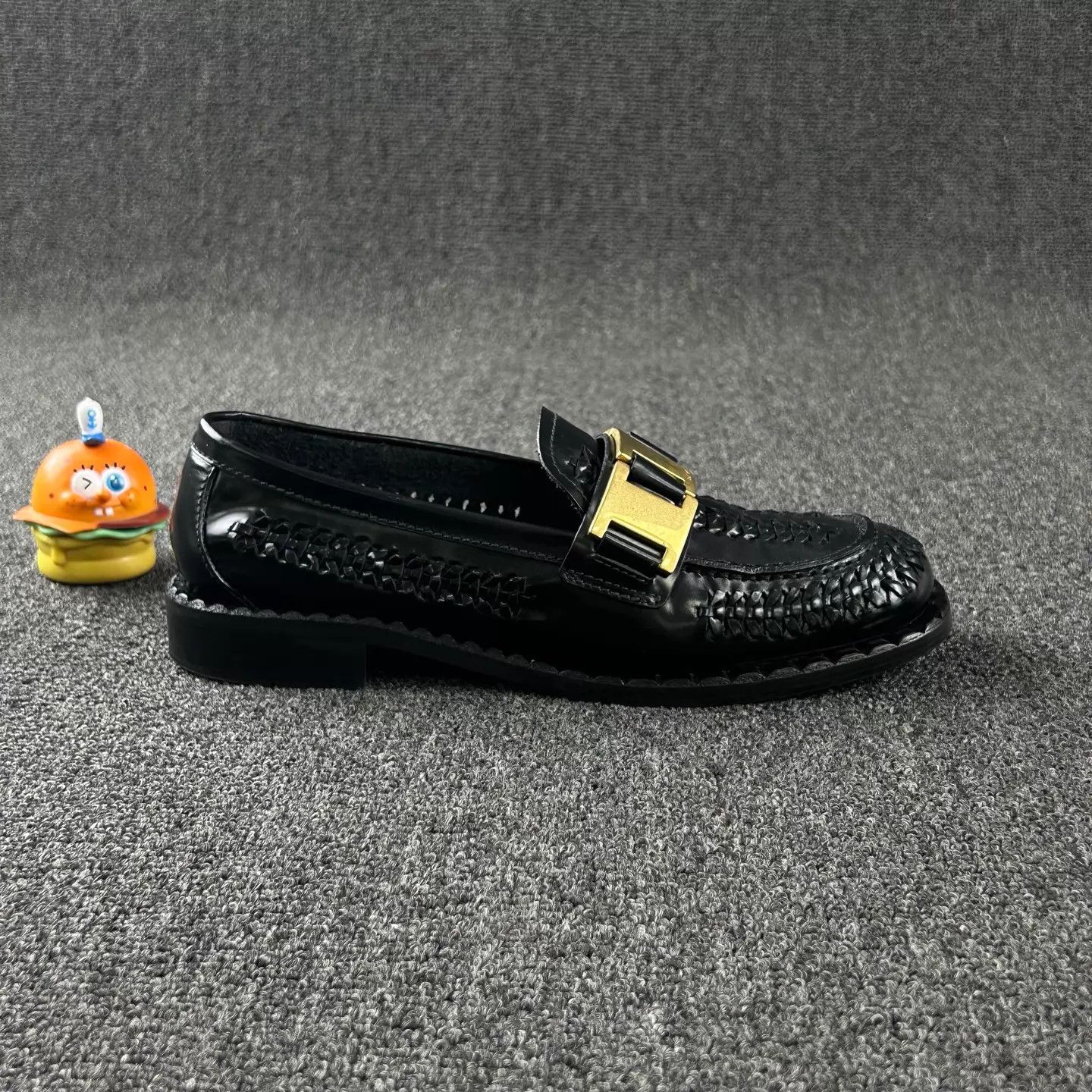 Prada Prada Woven Leather Shoes Gold Buckle 37.5 Size US 7 / IT 37 - 4 Thumbnail