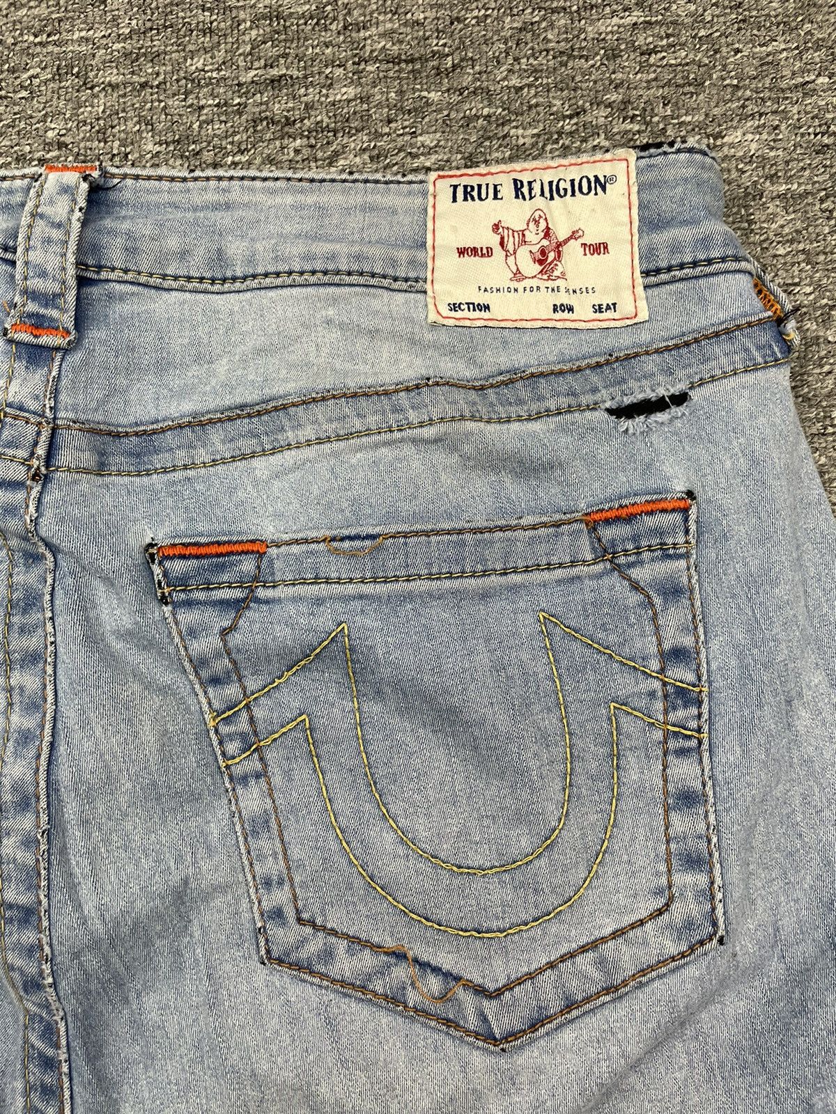 True Religion × Vintage Vintage True Religion Curvy Skinny Denim Stretch Jeans 34x39 Size US 34 / EU 50 - 9 Thumbnail