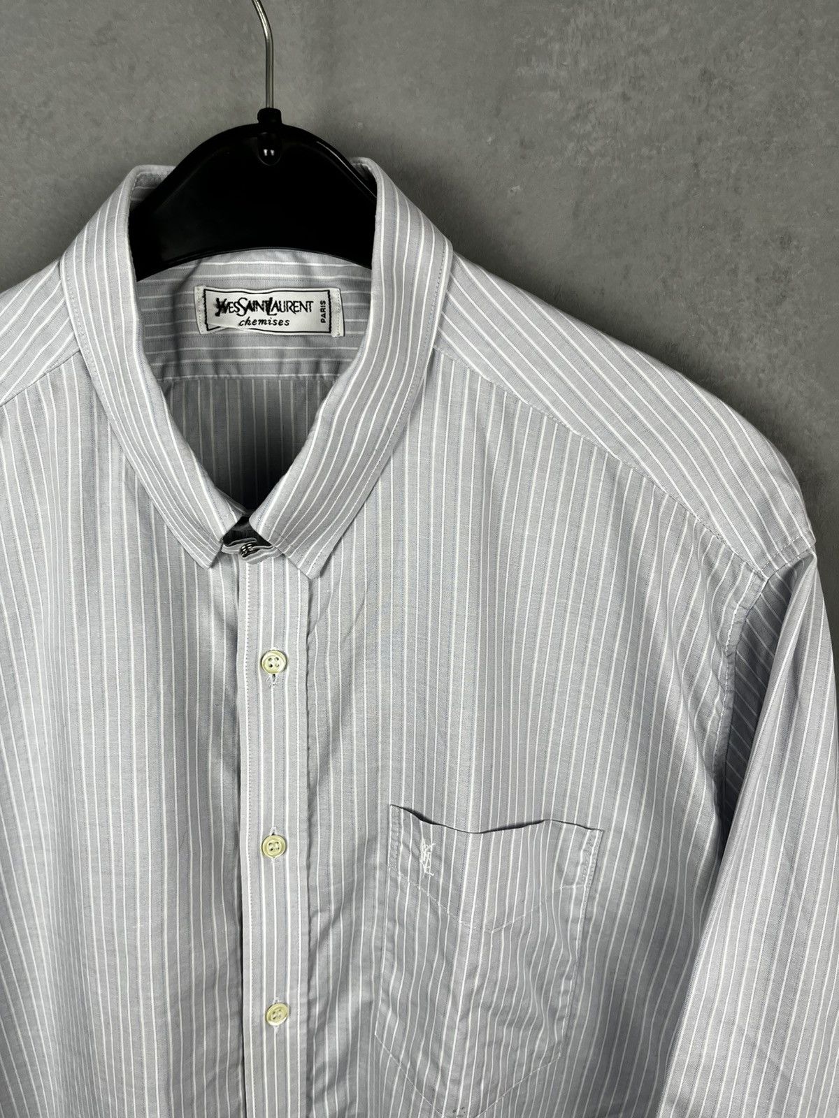 Saint Laurent Paris Yves Saint Laurent Paris archive button shirt vintage 90s Size US M / EU 48-50 / 2 - 2 Thumbnail