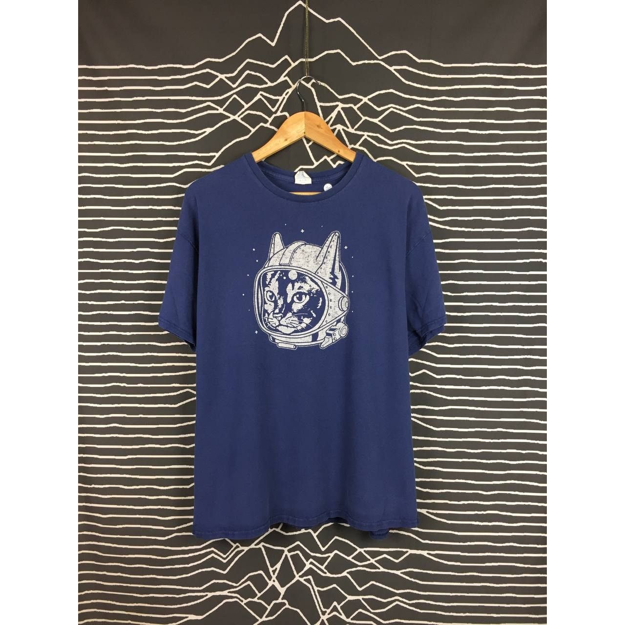 Delta × Vintage Vtg Y2K Space Cat Catstronaut Space Kitty Graphic Tee Size US XL / EU 56 / 4 - 2 Thumbnail