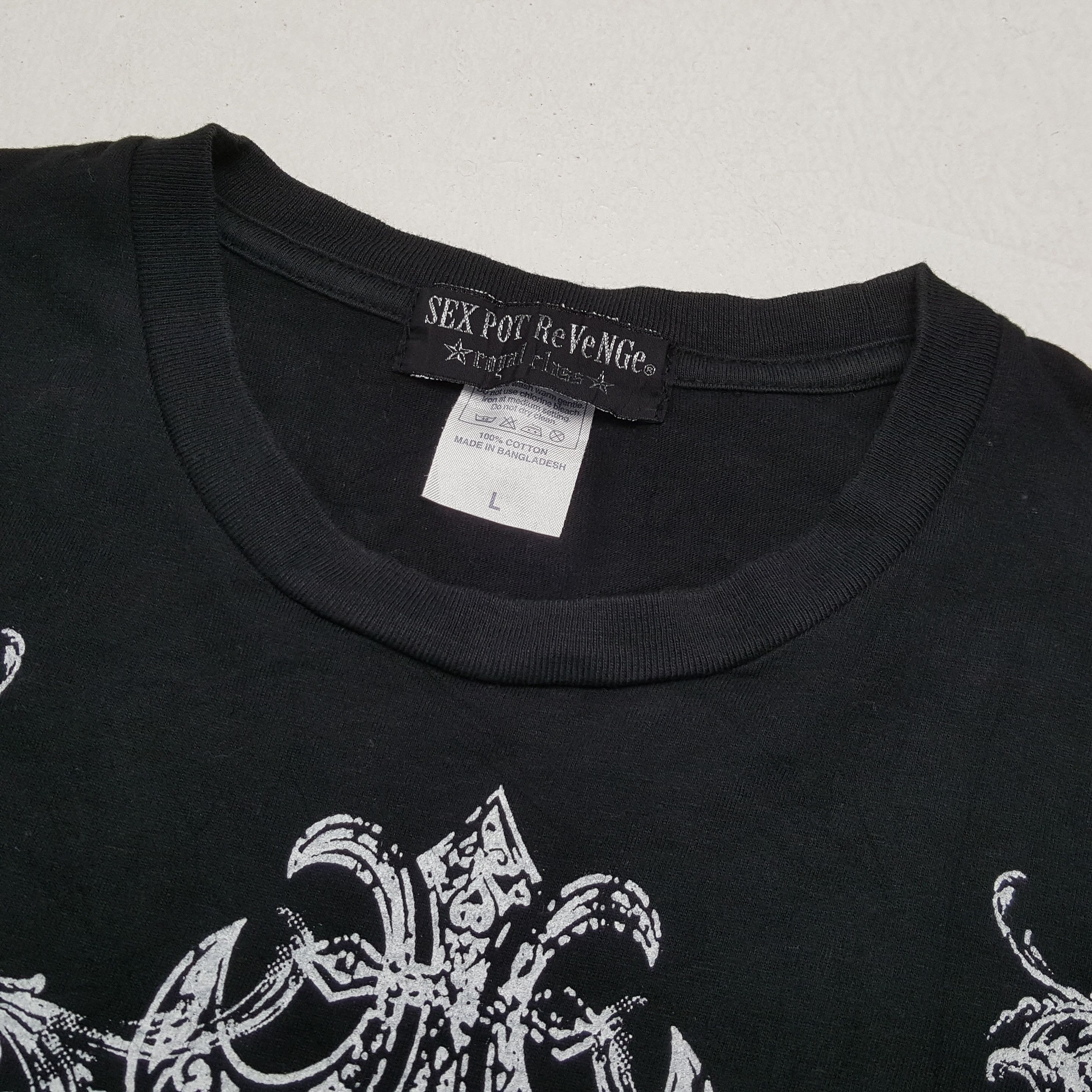Japanese Brand × Vintage Vintage SEX POT REVENGE Japanese Punk Band T-Shirts Size US M / EU 48-50 / 2 - 7 Thumbnail