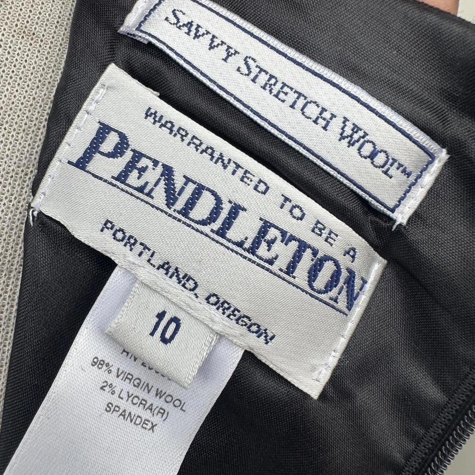 Pendleton Black Pendleton Savvy Stretch wool dress #woolen Size ONE SIZE - 4 Thumbnail
