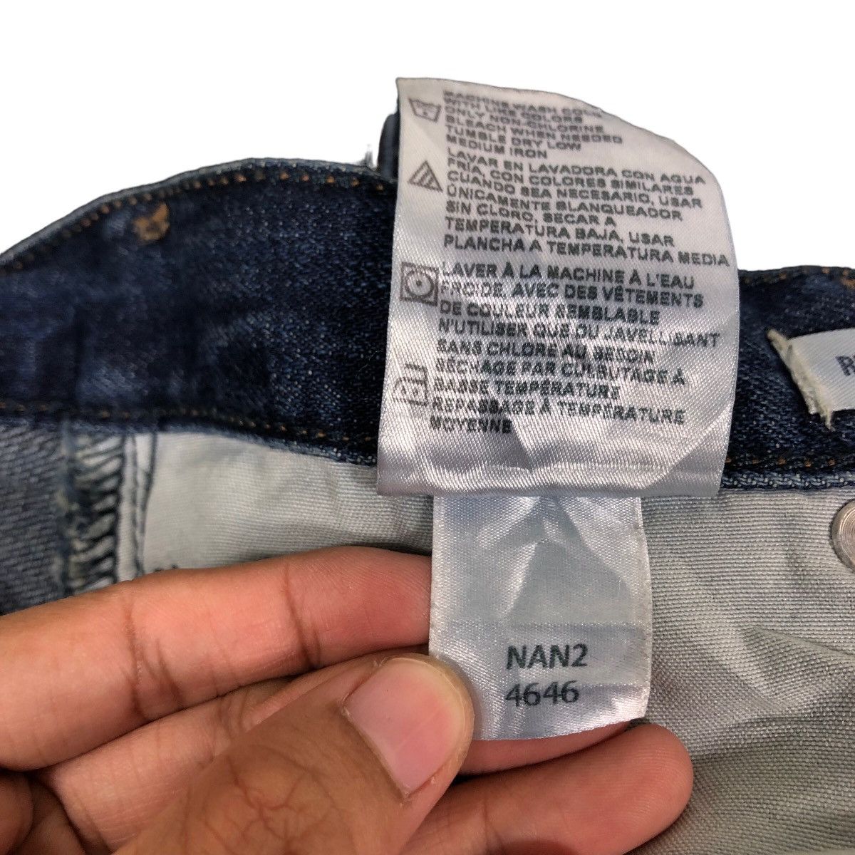 Japanese Brand 🔥Vintage Work Denim Jeans Carpenter Dickies Usa Size US 41 - 25 Thumbnail