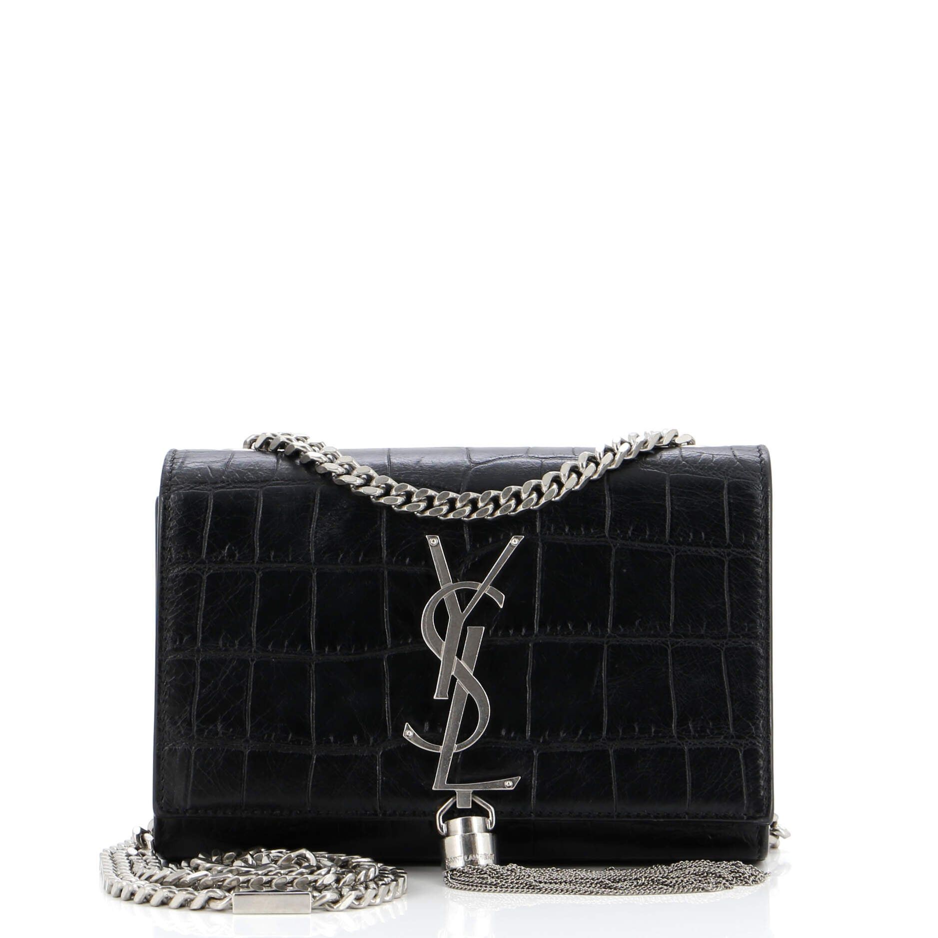 Yves Saint Laurent Crocodile Tassel Kate Small Size ONE SIZE - 1 Thumbnail