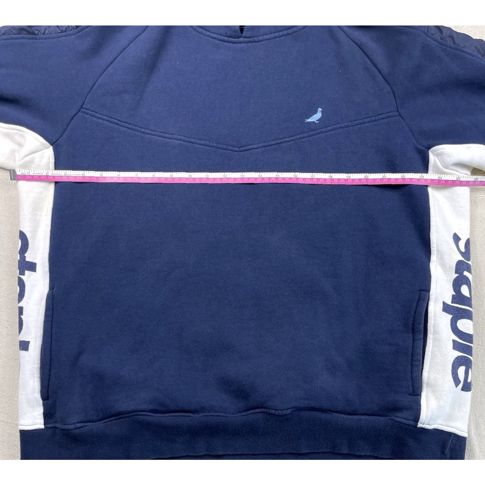 Nike Staple Pigeon Dunk Hoodie Pullover XXL Blue Long Sleeve Skateboarding 90s Mens Size US XXL / EU 58 / 5 - 4 Thumbnail