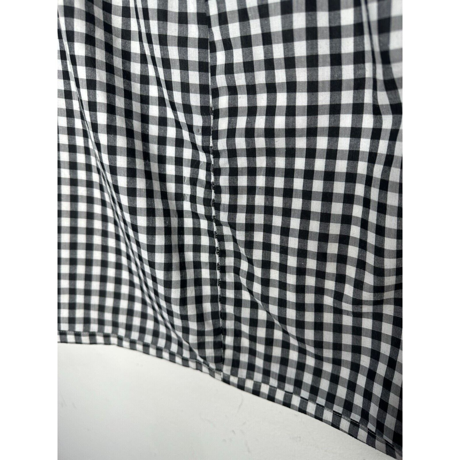 Other LOVERS + Friends Lisa Gingham Black White Check Mini Skirt L Size 36" / US 14 / IT 50 - 6 Thumbnail