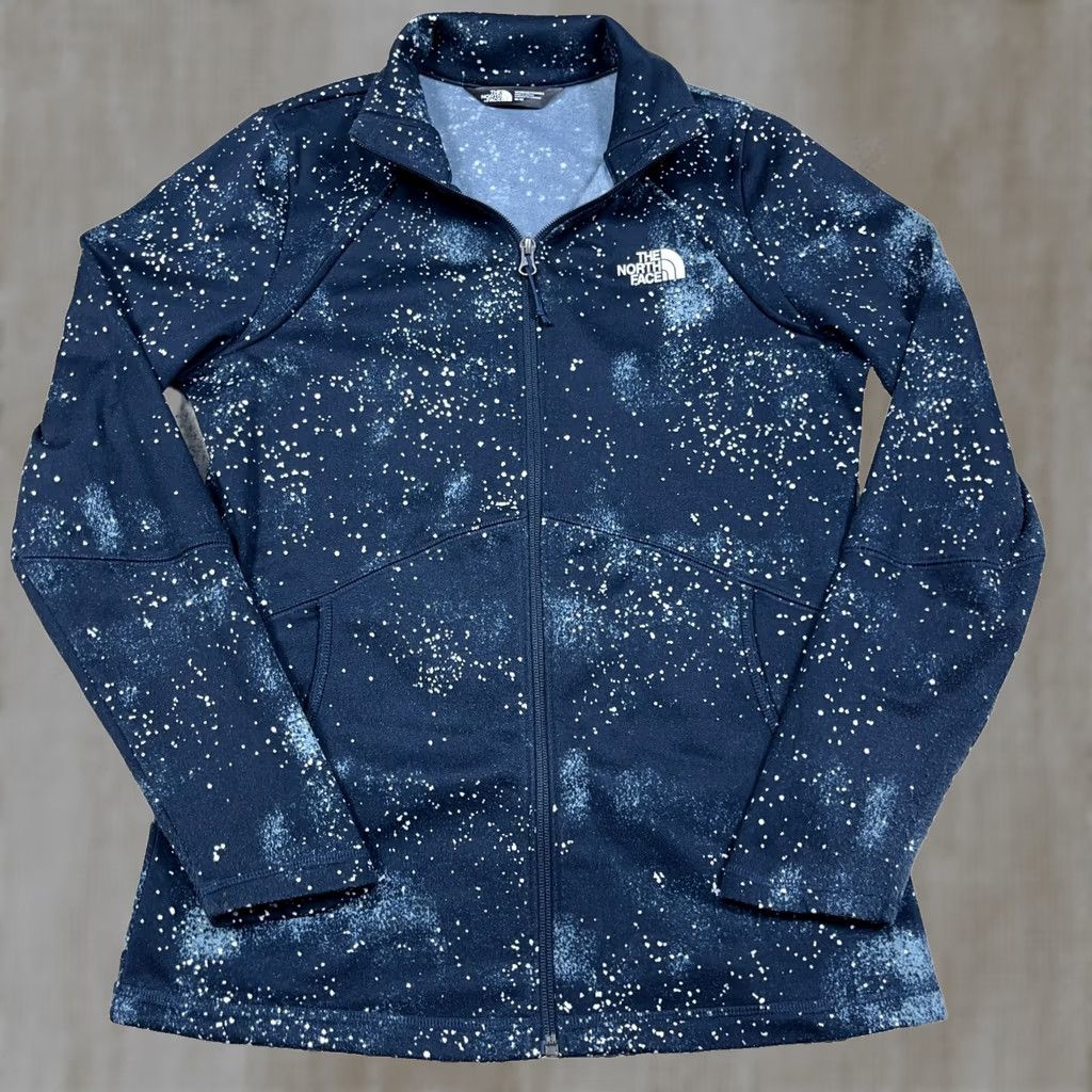 The North Face The North Face Jacket Women M Black White Splatter Spotted Full Zip Performance Size M / US 6-8 / IT 42-44 - 1 Thumbnail