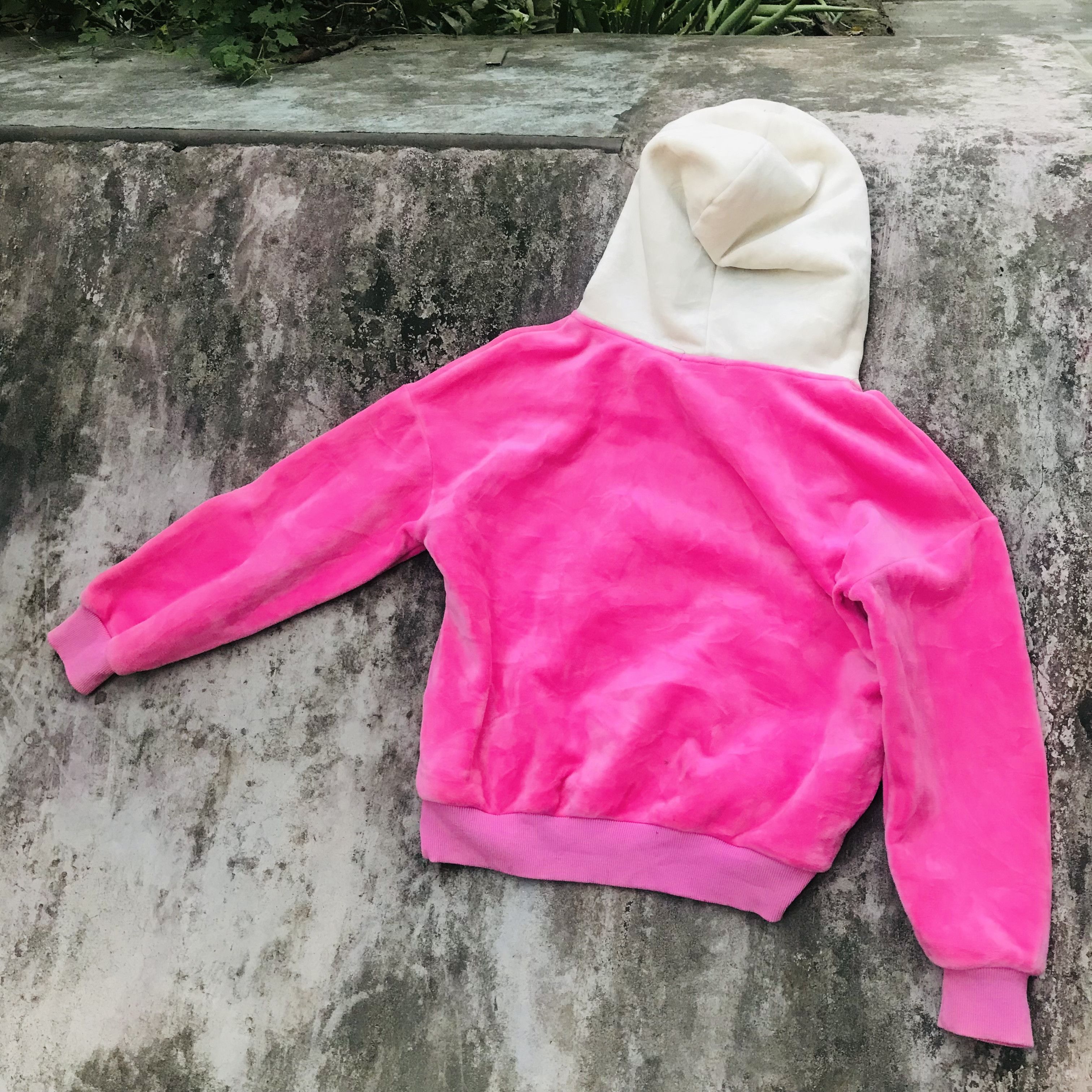 Vintage Japanese Vapour Wave Fleece Hoodie Size M / US 6-8 / IT 42-44 - 4 Thumbnail