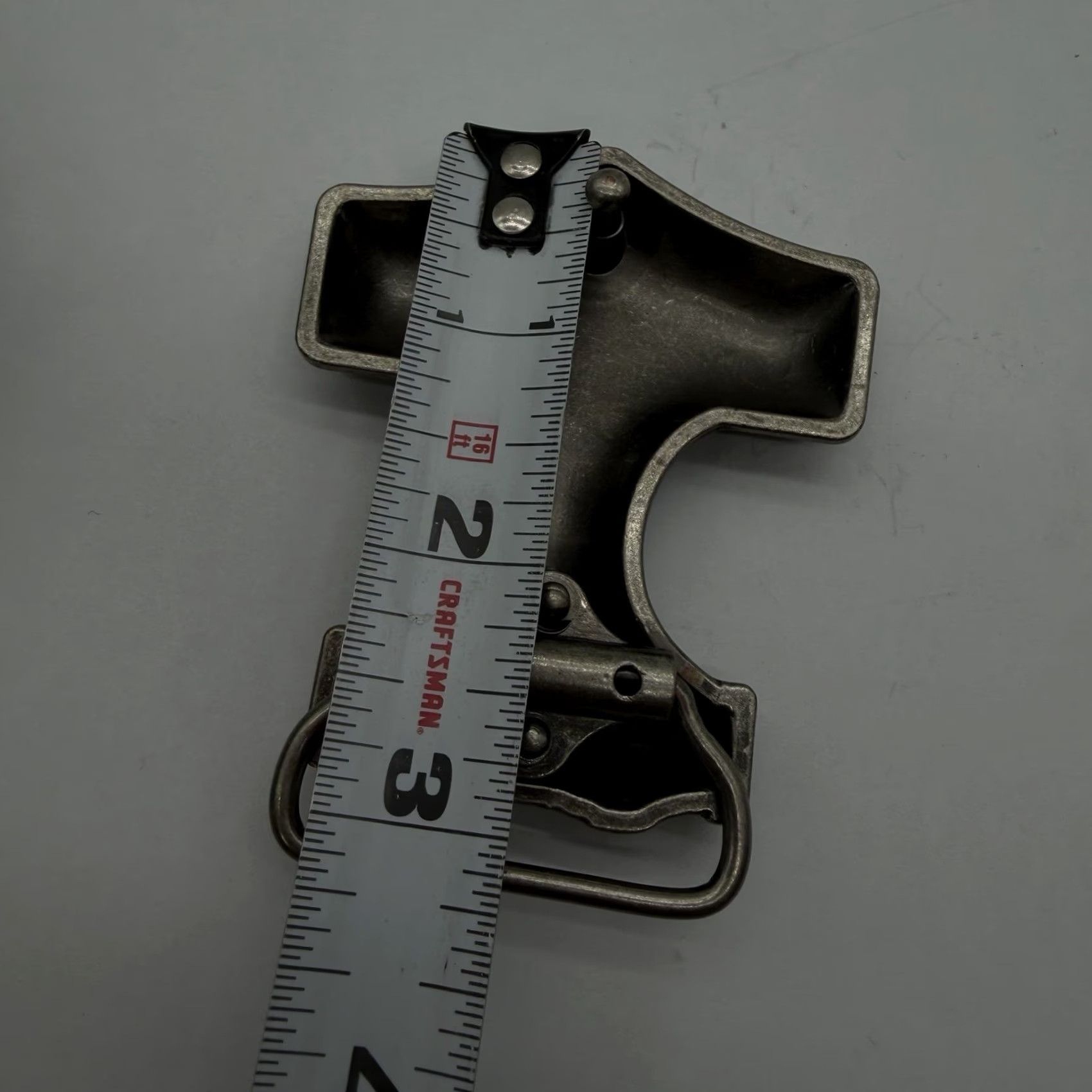 Vintage Unbranded Thor's Hammer Belt Buckle Viking Silver Tone Metal Pattern Mjolnir Men Belt Buckle Casual 90s Viking Scandinavian Mens Size ONE SIZE - 4 Thumbnail