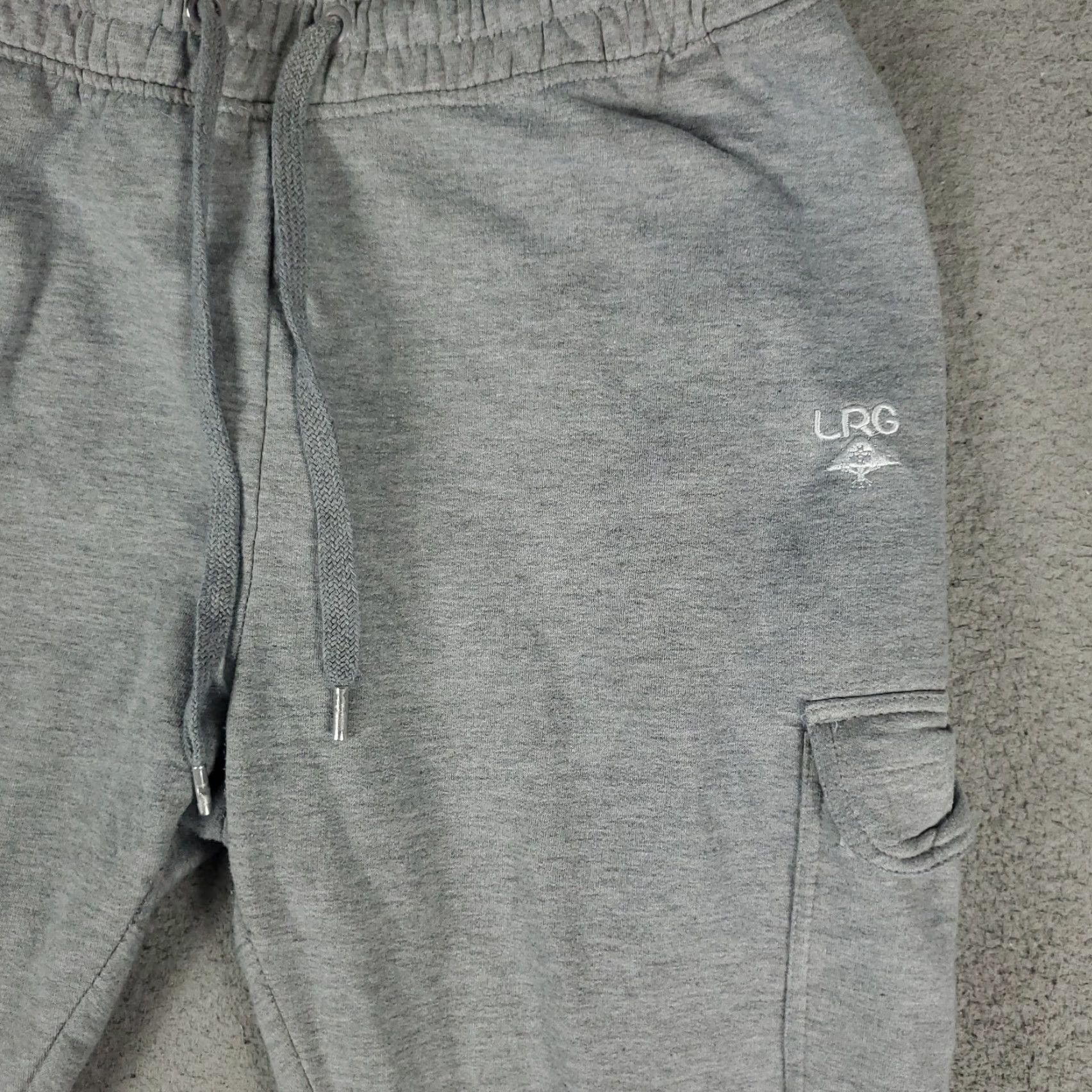 Vintage LRG Pants Mens Large Gray Cargo Jogger Size US 33 - 3 Thumbnail
