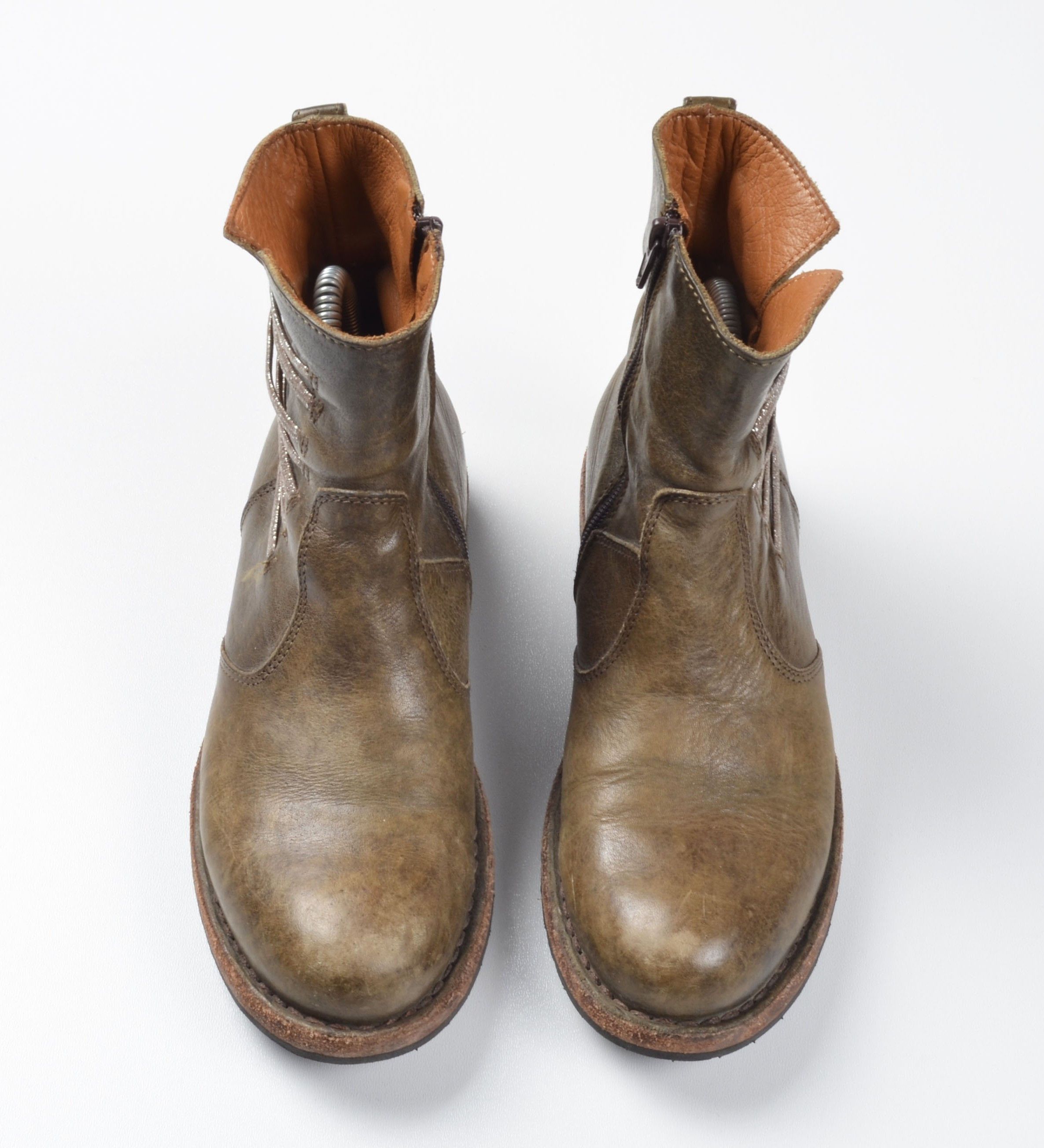 MoMA MOMA Avant Garde Leather Ankle Boots Size US 6 / IT 36 - 3 Thumbnail