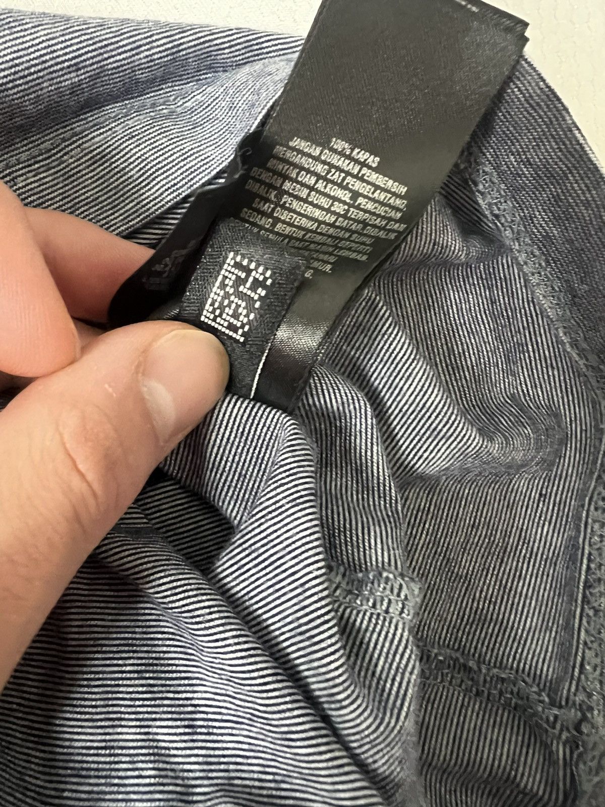 Ted Baker Blue/White Polo - Size Medium