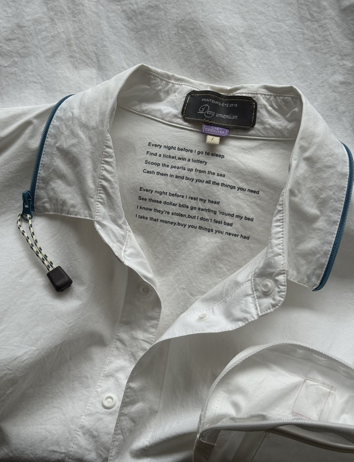 Other Deny Umamiism Pocket White Jacket Size US L / EU 52-54 / 3 - 6 Thumbnail