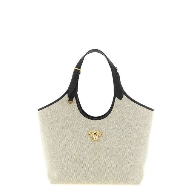 Versace VERSACE La Medusa Medium Natural Top Handle Bag New And Auth Size ONE SIZE - 1 Thumbnail