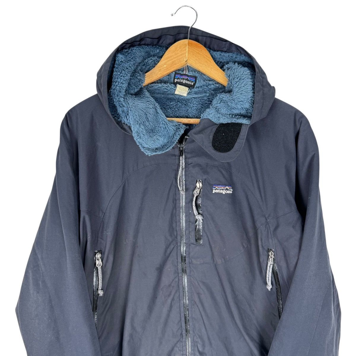 Patagonia 🌟VINTAGE 90s PARAGONIA HOODIE WINDBREAKER RHYTHM JACKET Size US M / EU 48-50 / 2 - 3 Thumbnail