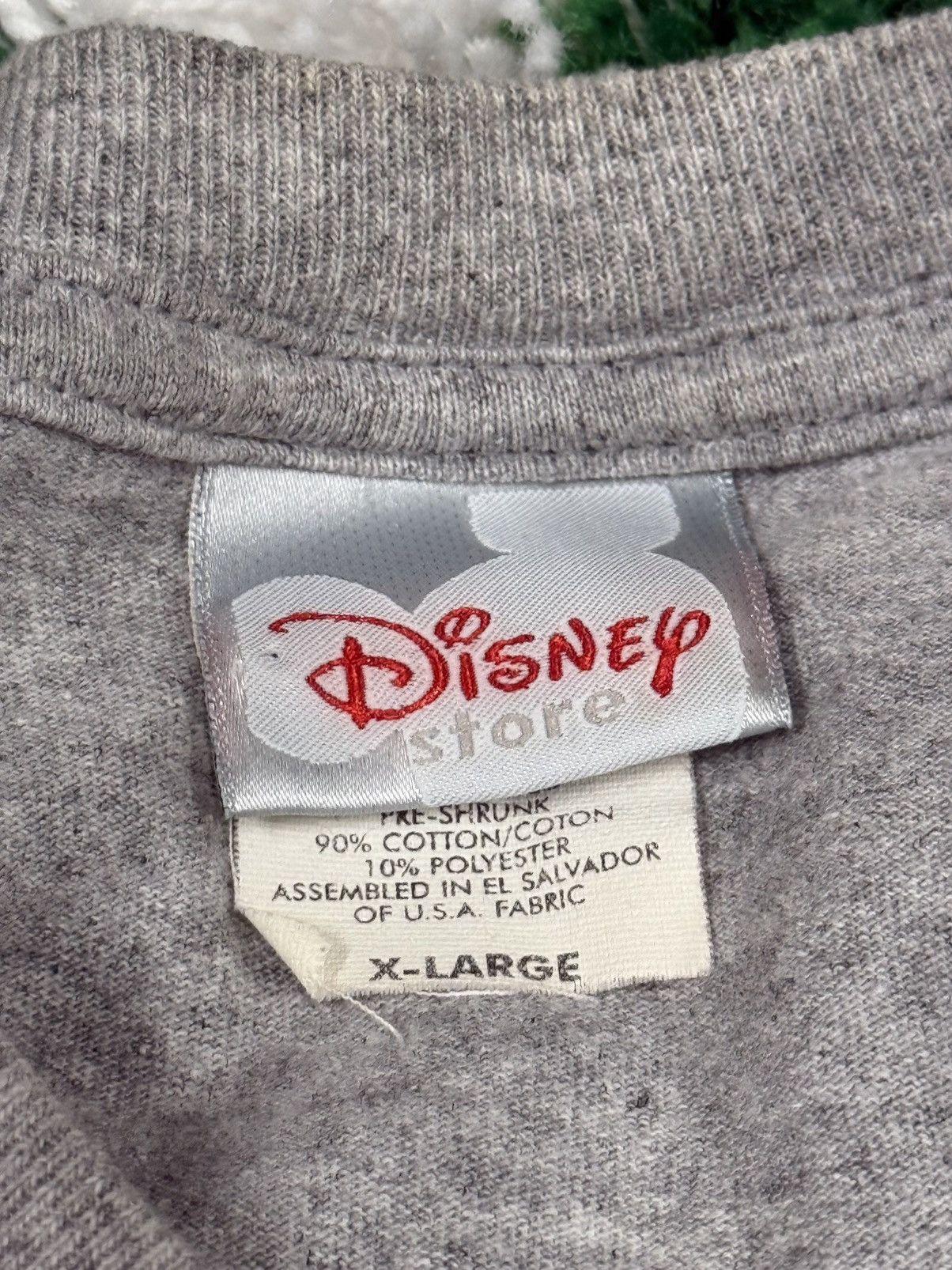 Disney Vintage Y2K 00s Disney Store Mickey Mouse Tee Grey XL Size US XL / EU 56 / 4 - 4 Thumbnail