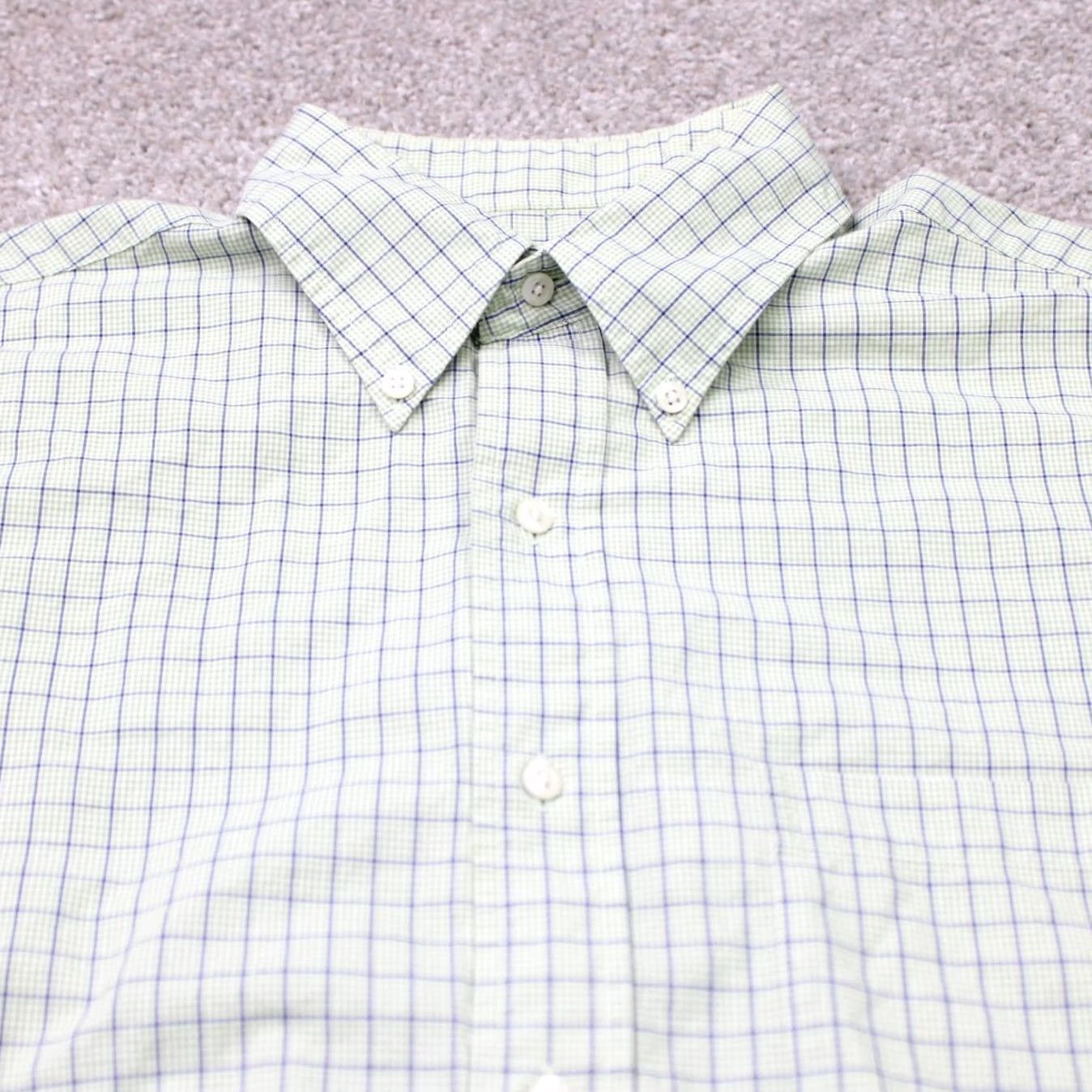 Brooks Brothers Brooks Brothers 346 Shirt Mens 16, 34/35 Green 100% Cotton Long Sleeve Button Down Collar, Regular Fit, Plaid, Dress Shirt, Club, Preppy Mens Shirt Size US L / EU 52-54 / 3 - 5 Thumbnail