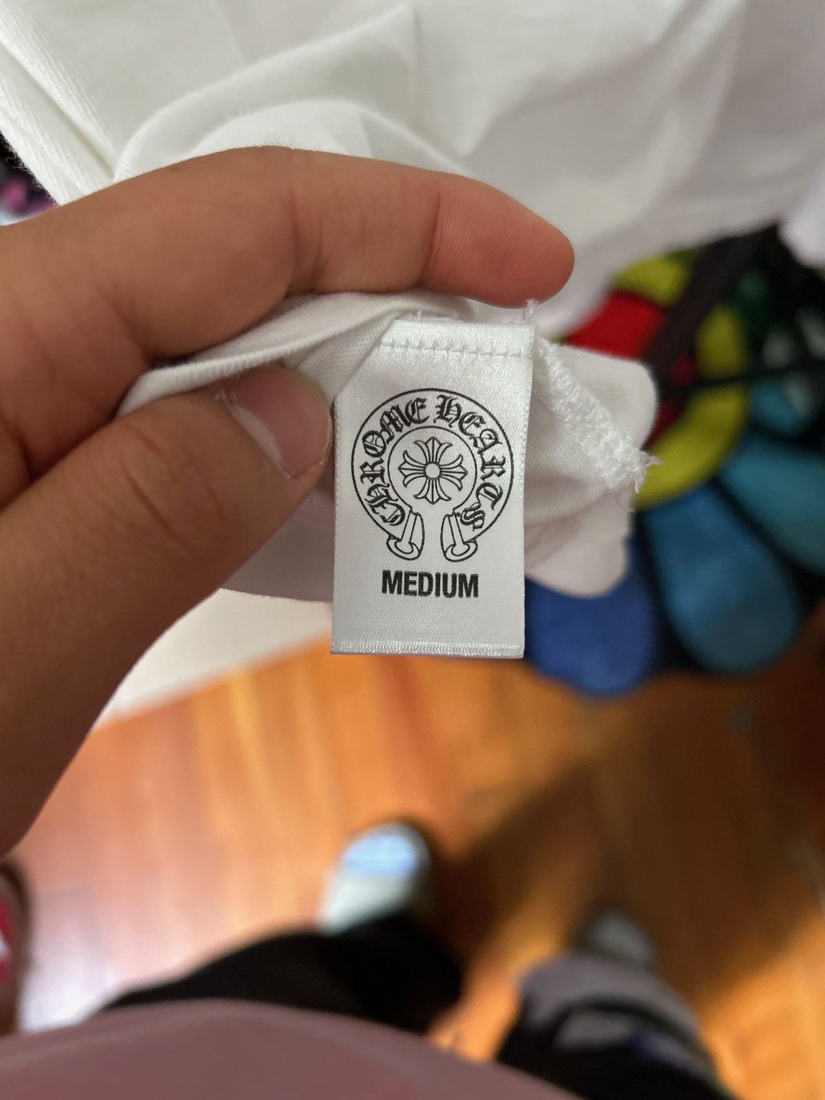 Chrome Hearts Chrome Hearts Button Tee Size US M / EU 48-50 / 2 - 4 Thumbnail