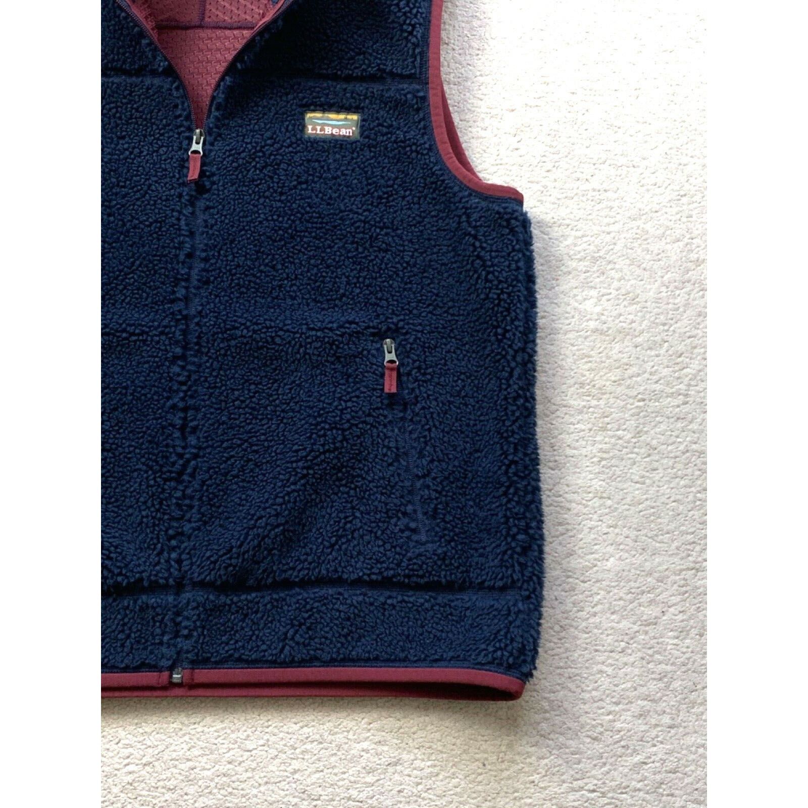 L.L. Bean Men's L.L. BEAN Vest SHERPA Gilet Jacket Fleece Synchilla L Size US L / EU 52-54 / 3 - 7 Thumbnail
