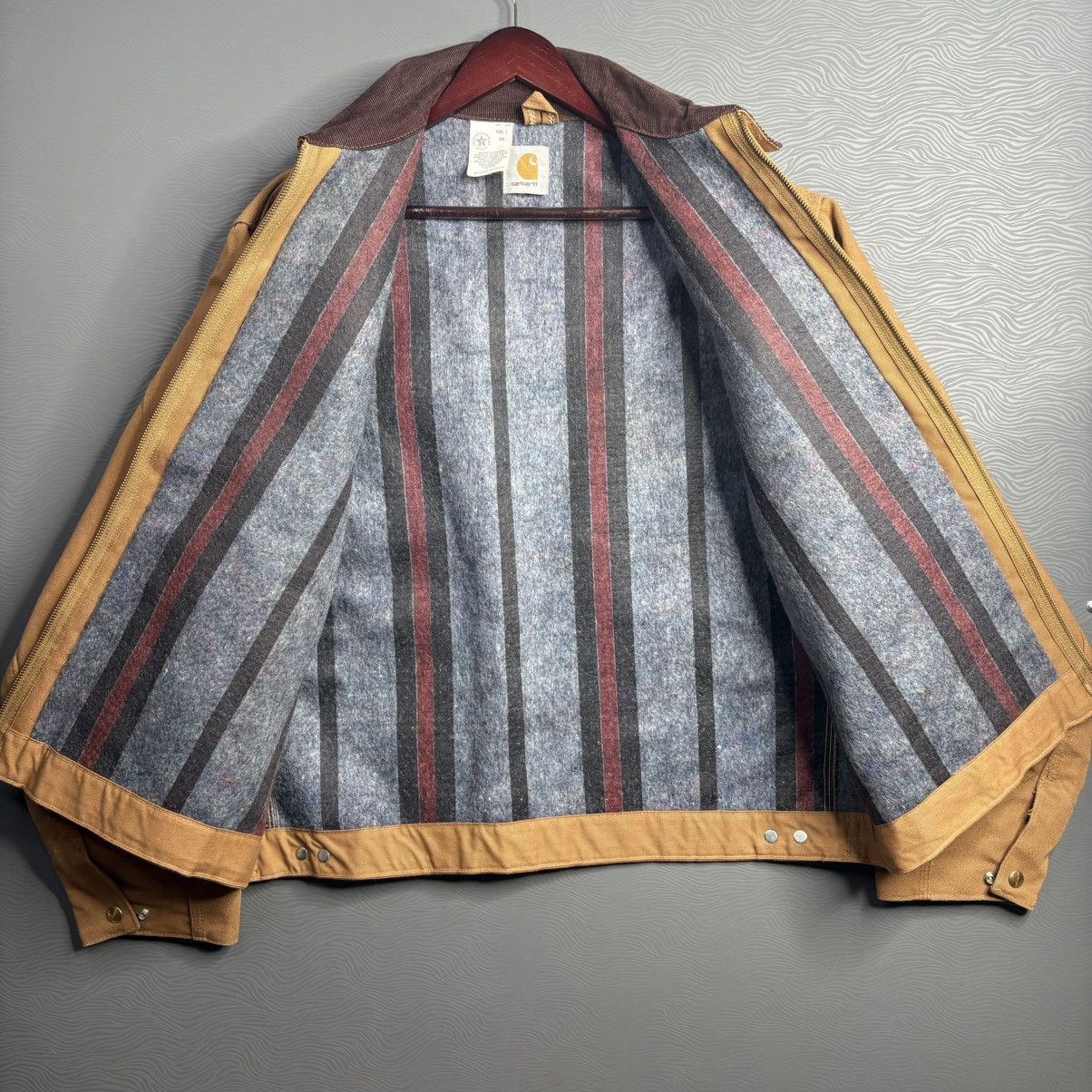 Carhartt × Vintage 1970’s Vintage Carhartt Blanket-Lined Detroit “Tan” 6BLJ Size US XL / EU 56 / 4 - 2 Thumbnail