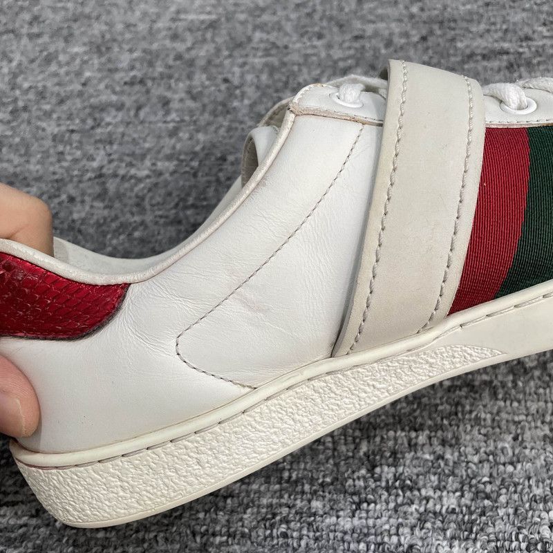 Gucci Gucci Leather Casual Fashion Sneakers in White -2508 Size US 7.5 / EU 40-41 - 1 Thumbnail