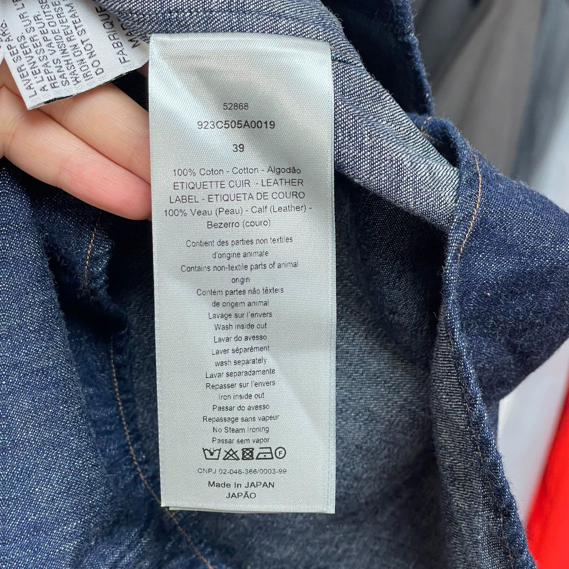 Dior Dior Blue Denim Shirt (Worn Once, Size 39) Size US M / EU 48-50 / 2 - 5 Thumbnail