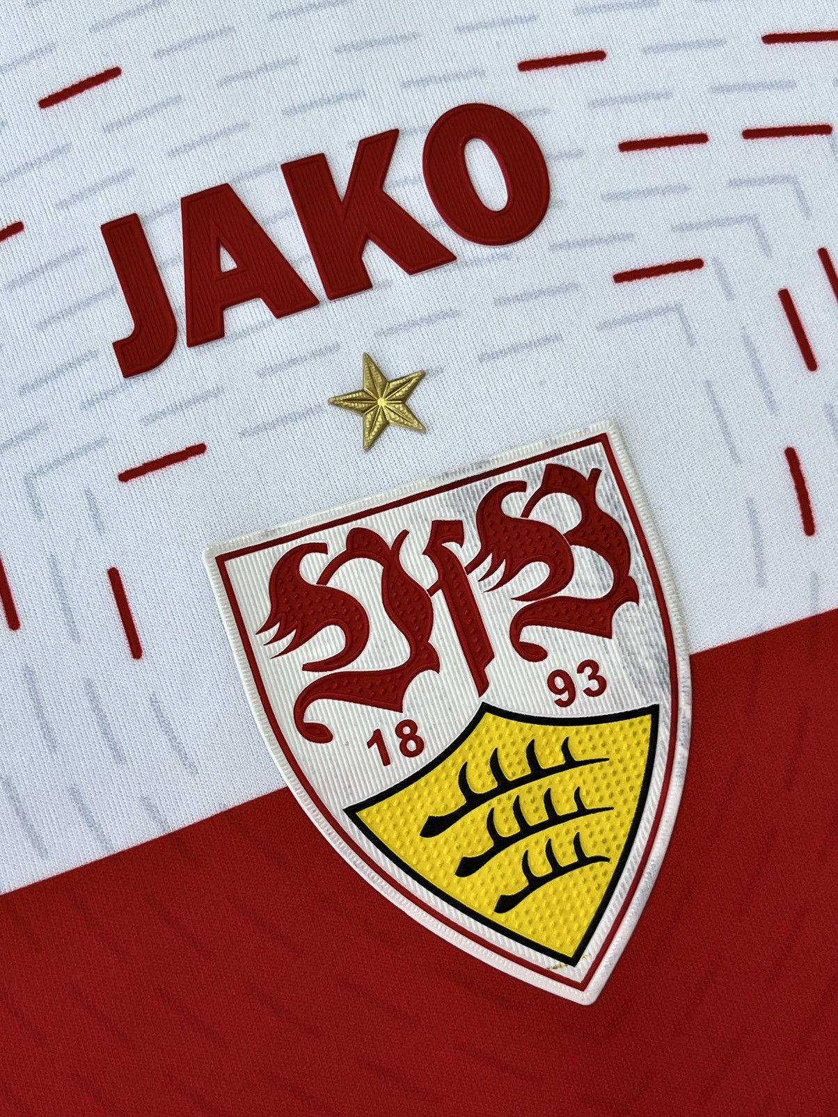 Other Jako VFB Stuttgart Soccer Jersey Blokecore Germany Y2K Hype Size US L / EU 52-54 / 3 - 3 Thumbnail