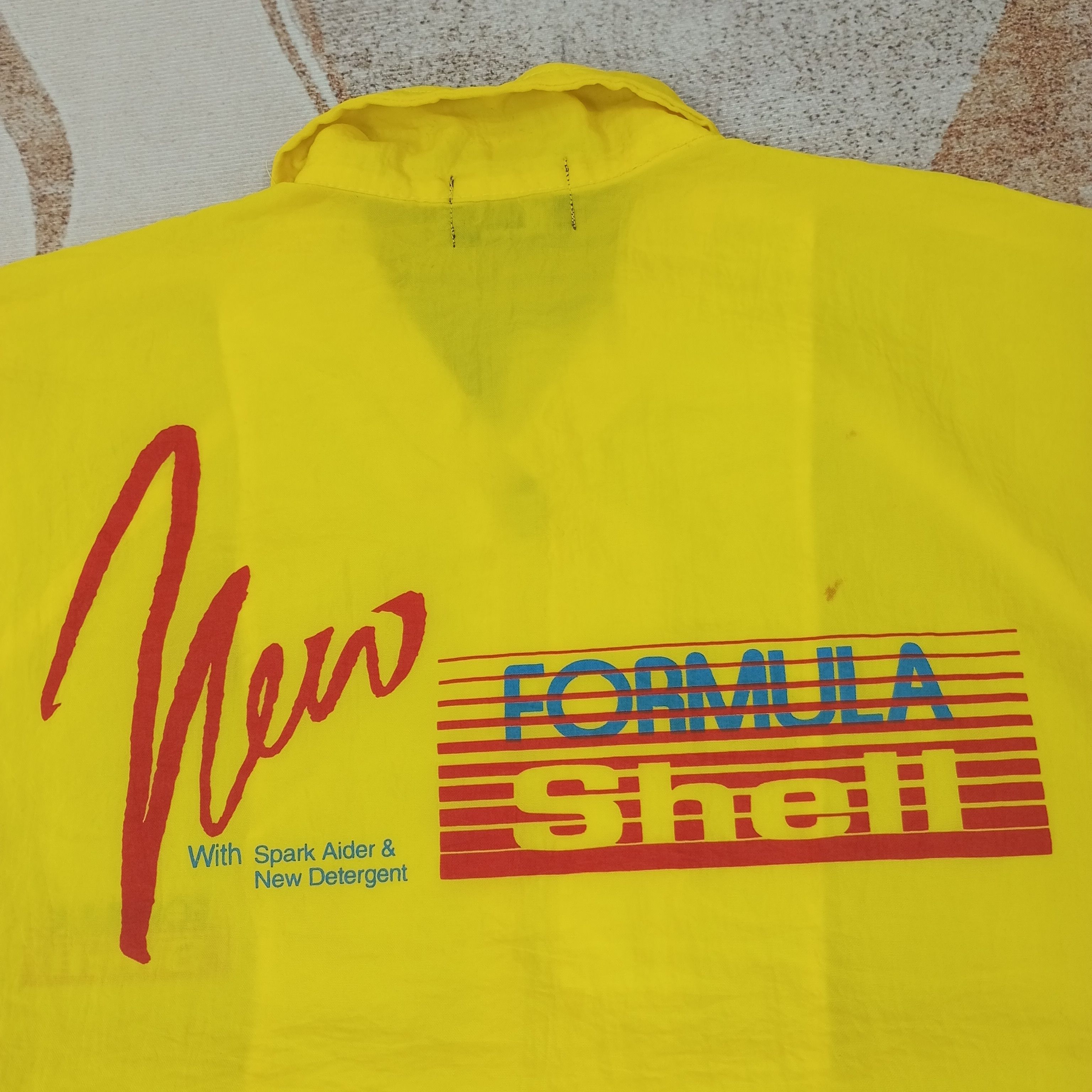 Vintage Formula Shell Motorsports Windbreaker Jacket c238n17 Size US XL / EU 56 / 4 - 2 Thumbnail