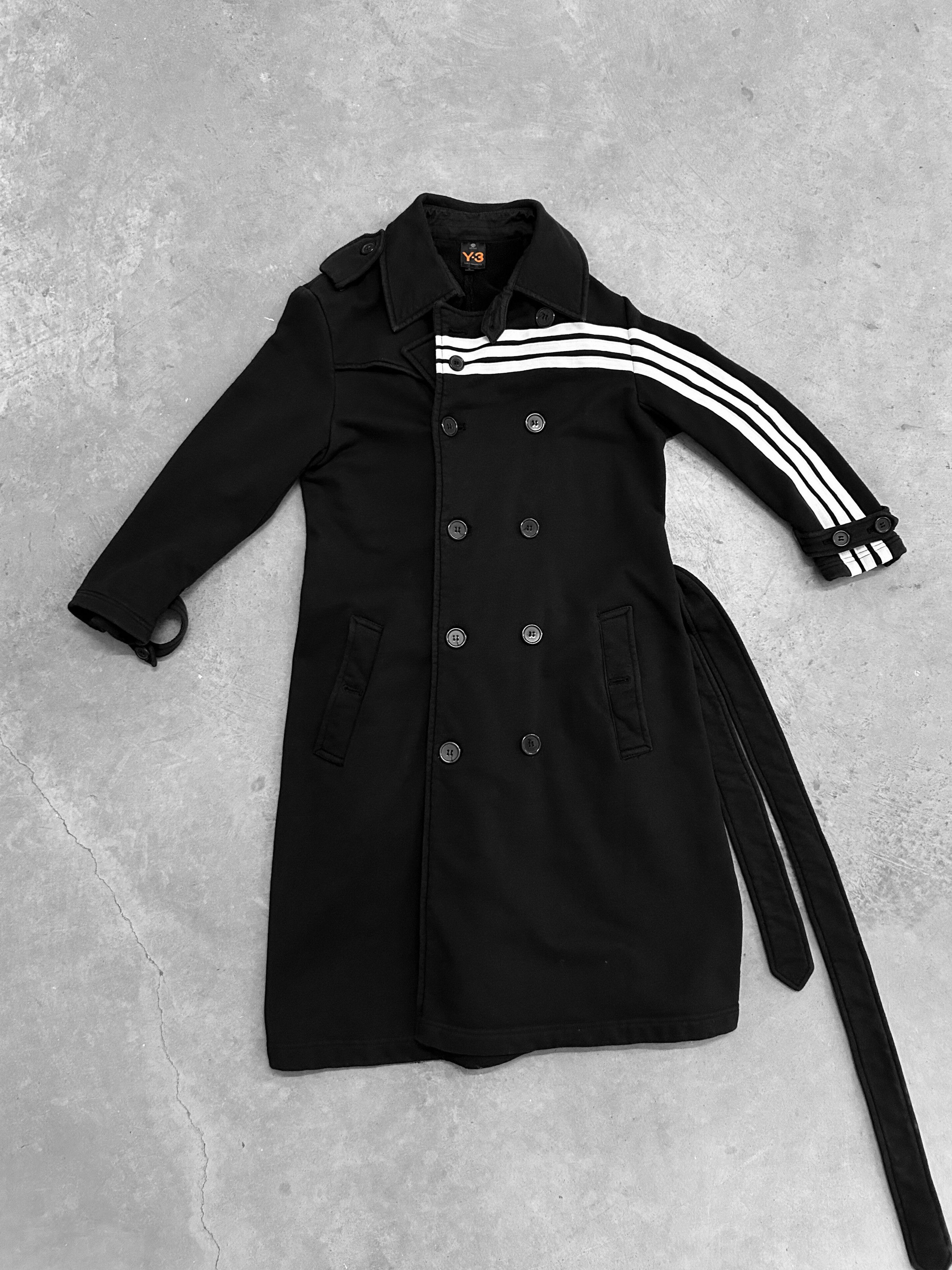 image of Adidas x Y 3 Yohji Yamamoto Jacket Y-3 Parka Jacket in Black/White, Men's (Size Small)