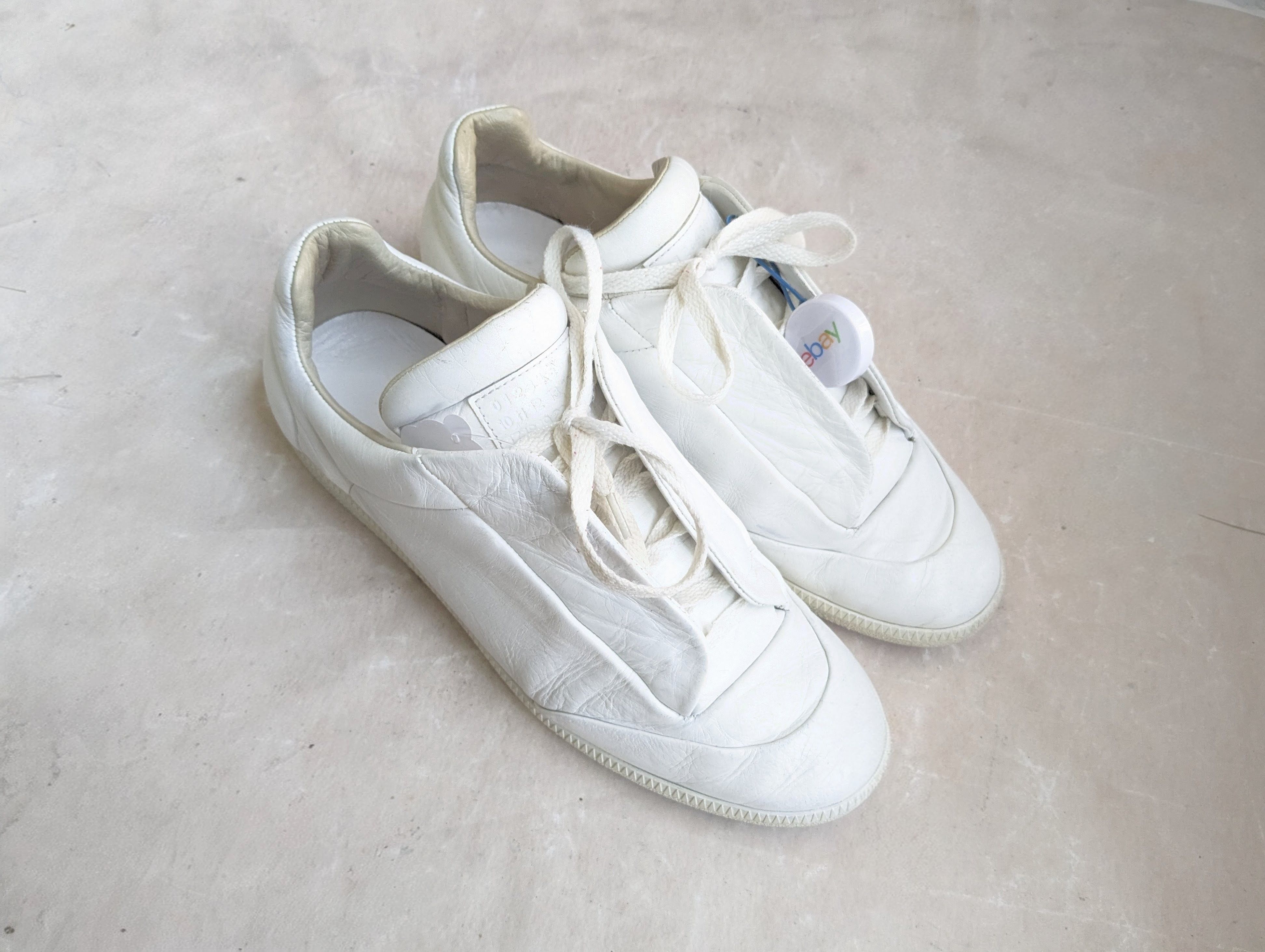 Maison Margiela Future White 11 44 Low Tops Leather
