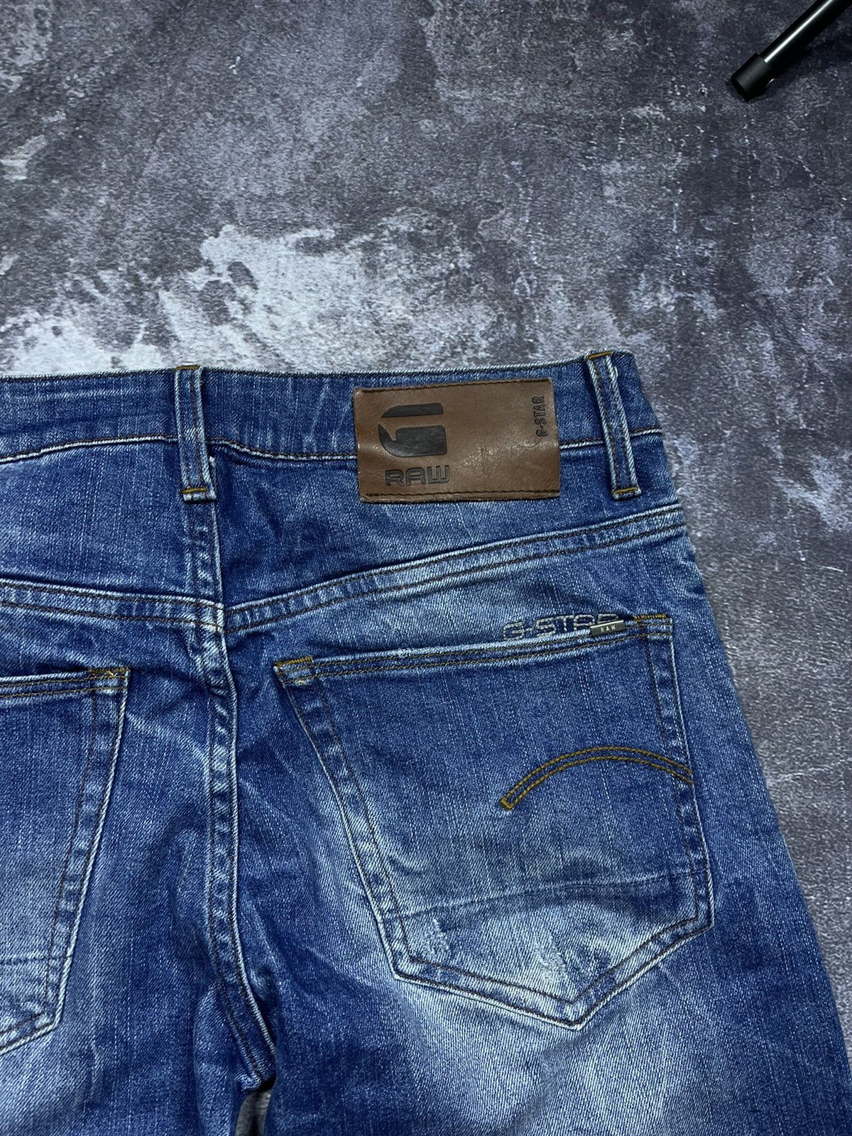 G-Star G-Star RAW Jeans Denim Vintage Streetwear Y2K Pashanim Size US 29 - 4 Thumbnail