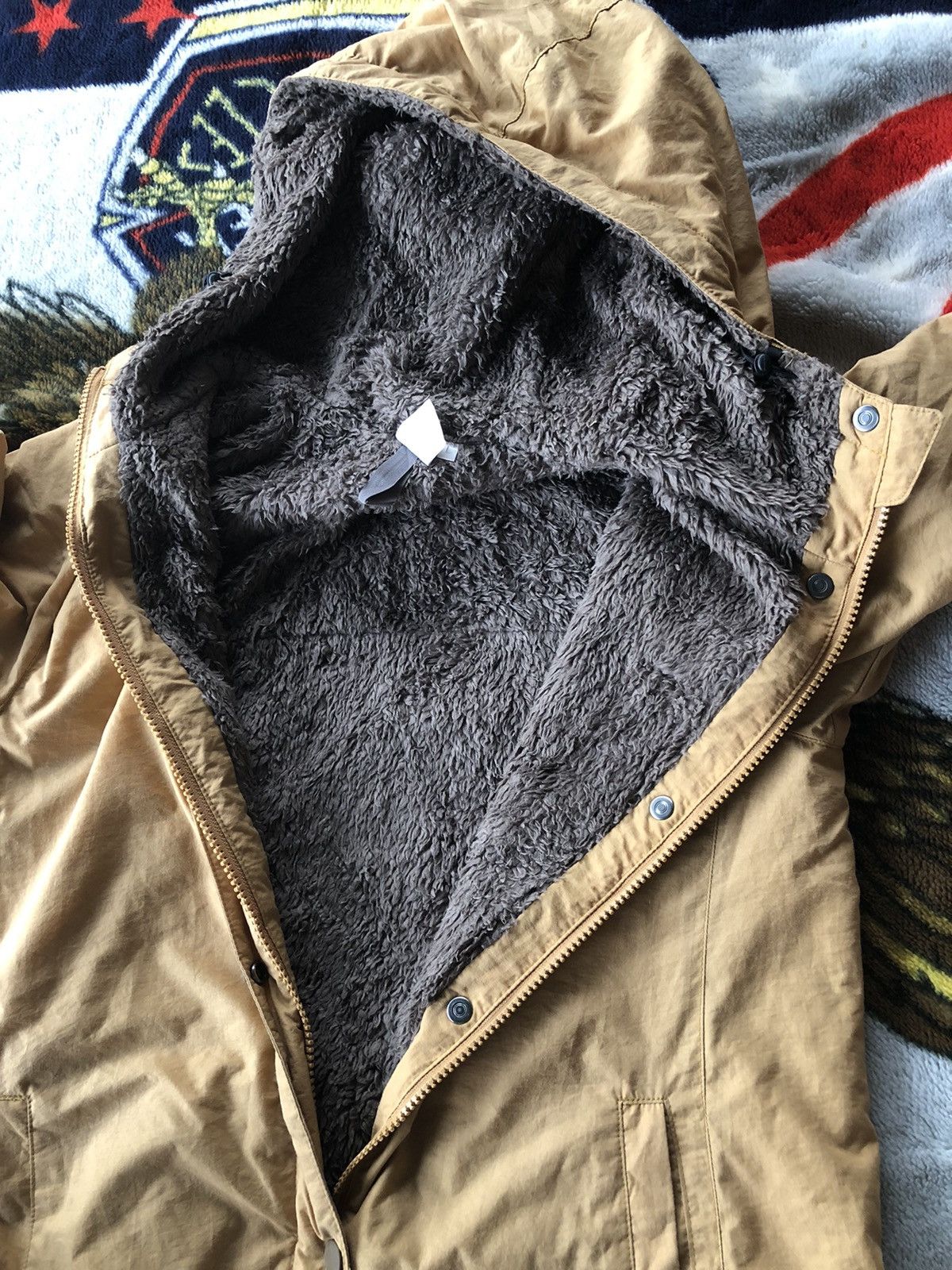 The North Face × Vintage Vintage The North Face Bomber Fur Hoodie Jacket Size US L / EU 52-54 / 3 - 10 Thumbnail