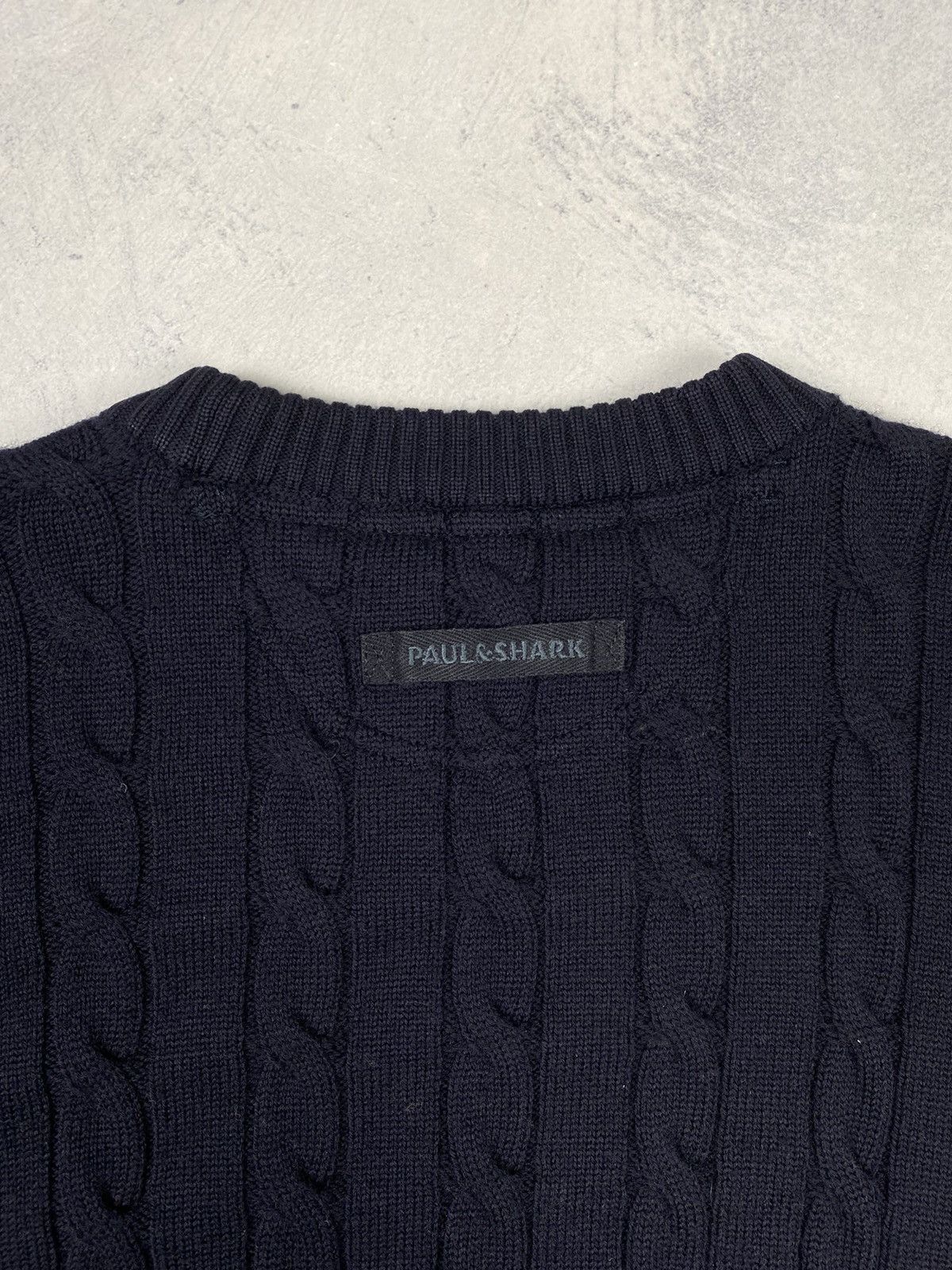 Paul & Shark Vintage Paul Shark Wool Italy Designer Knit Sweater Size US L / EU 52-54 / 3 - 14 Thumbnail