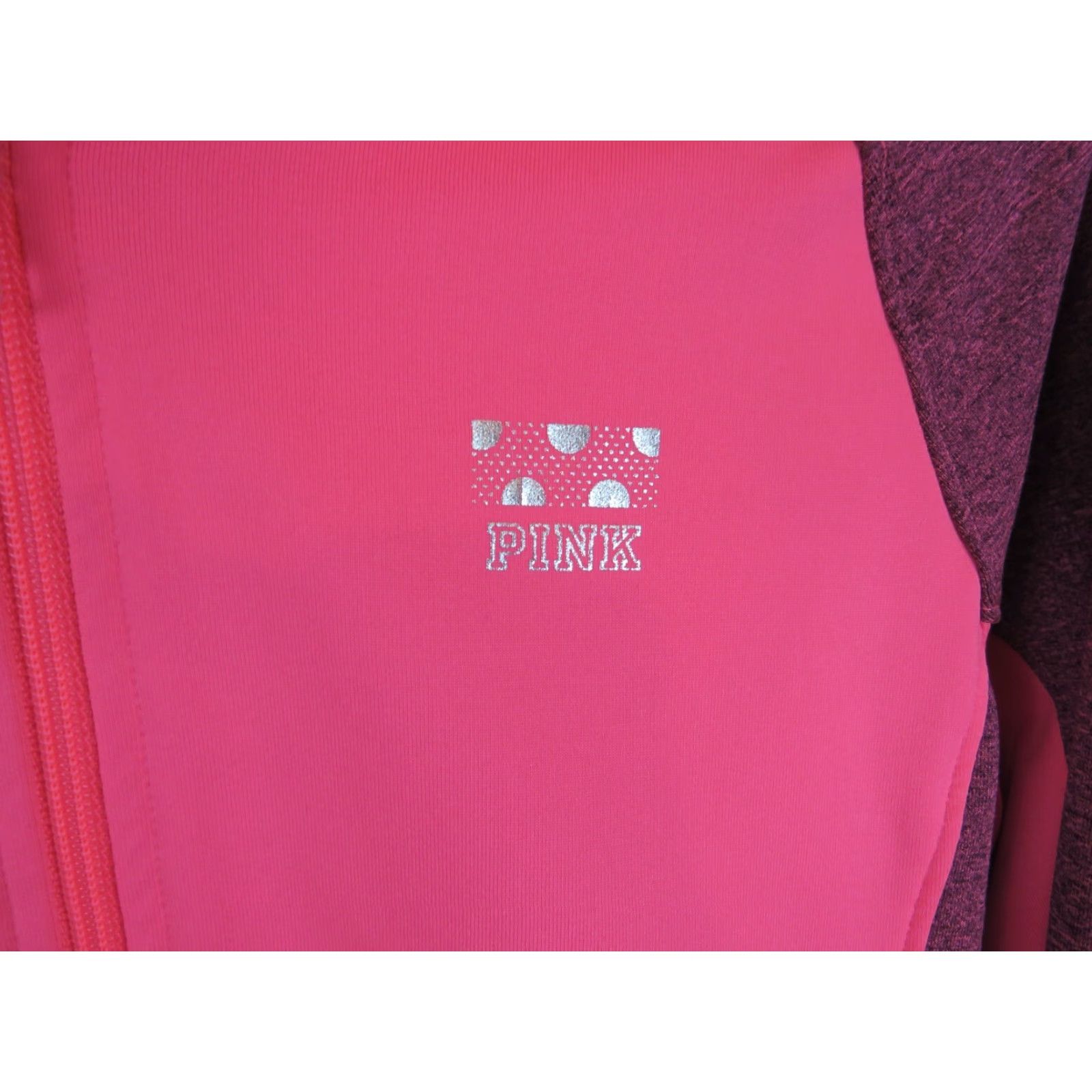 Pinko VINTAGE Love Pink performance red Pull over 1/2 Zip M Ladies shirt Soft valentines day Size M / US 6-8 / IT 42-44 - 4 Thumbnail
