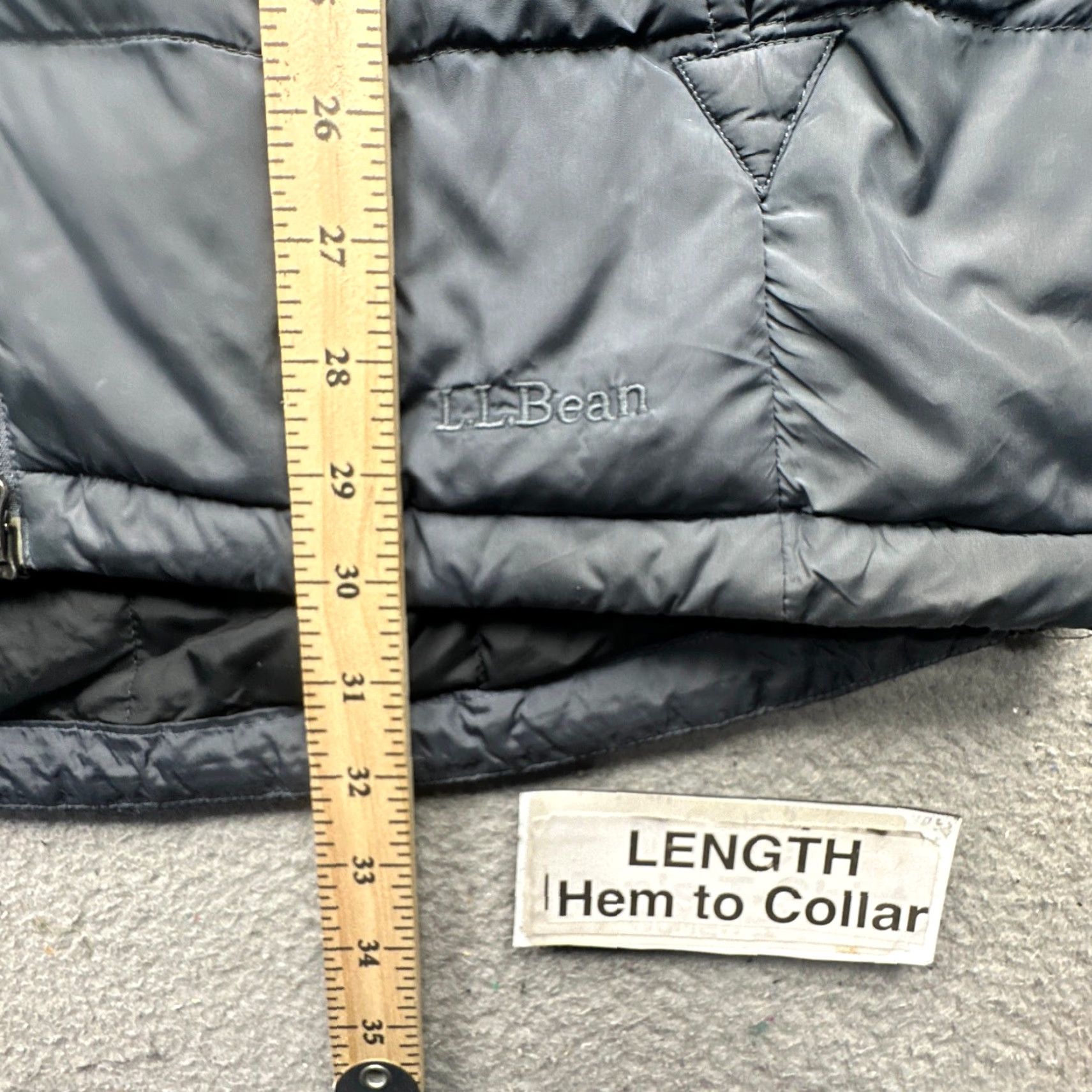 Vintage LL Bean Parka Downtek Goose Down Coat Jacket Womens Medium Navy Hooded Parka Jacket Long Down Coat Mens Womens? Size M / US 6-8 / IT 42-44 - 4 Thumbnail