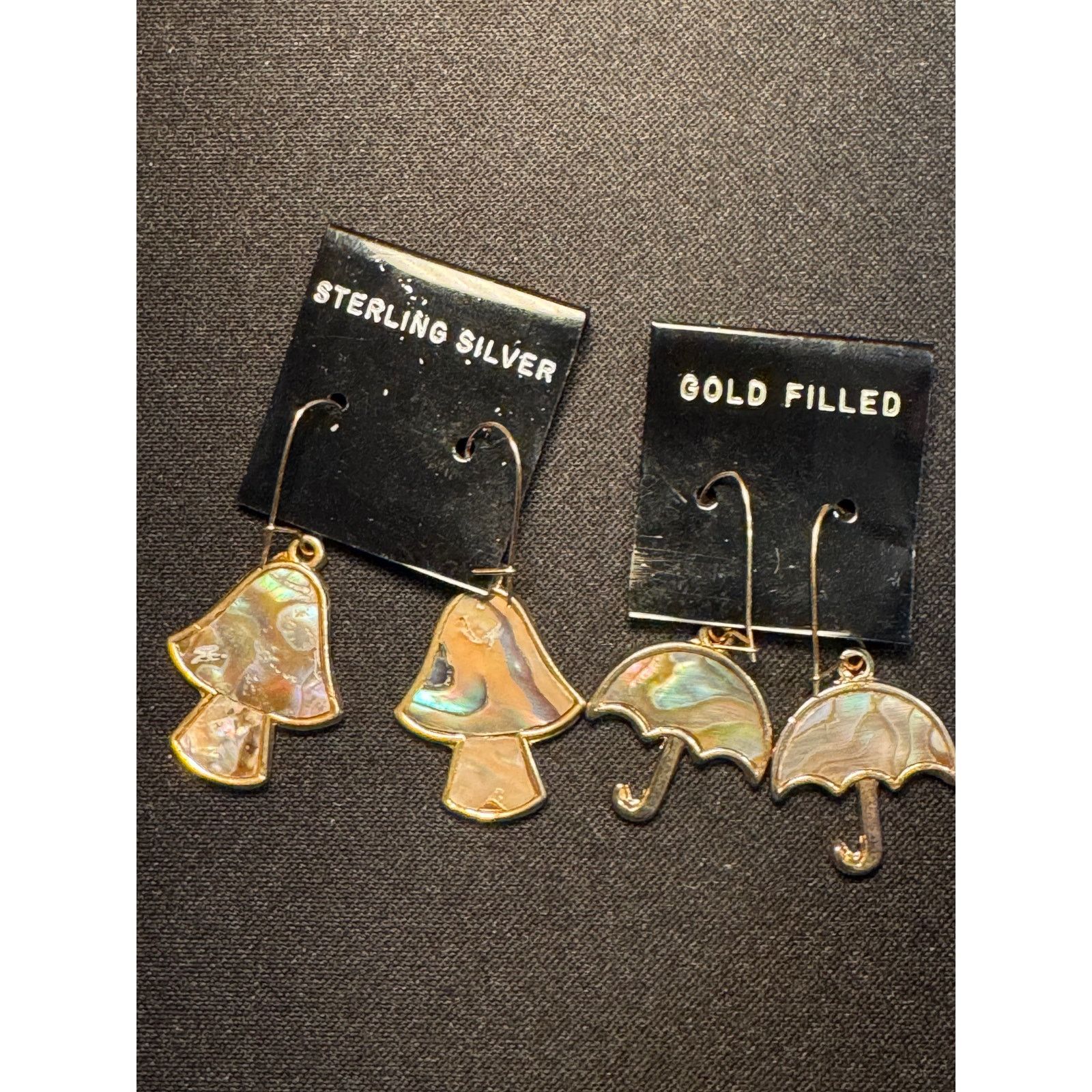 Other 2 Pair of Pierced Abalone Earrings Size ONE SIZE - 2 Thumbnail