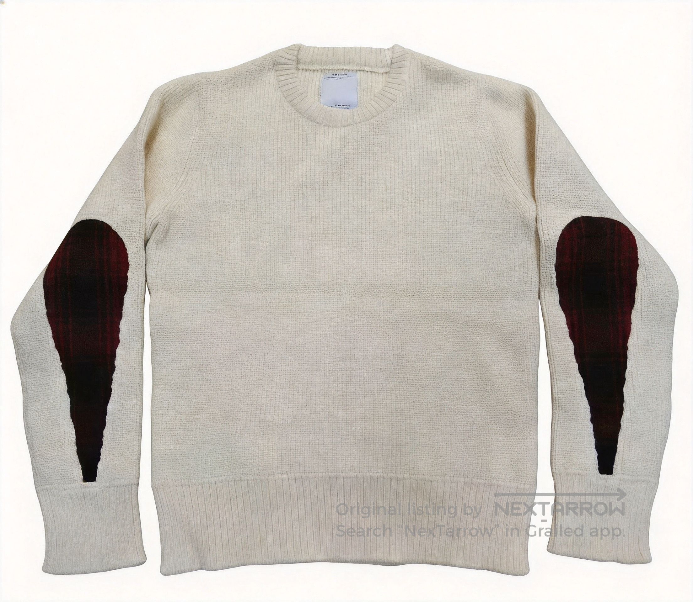 Visvim AMPLUS KNIT CREW ZIG ZAG IVORY sz 4 | Grailed