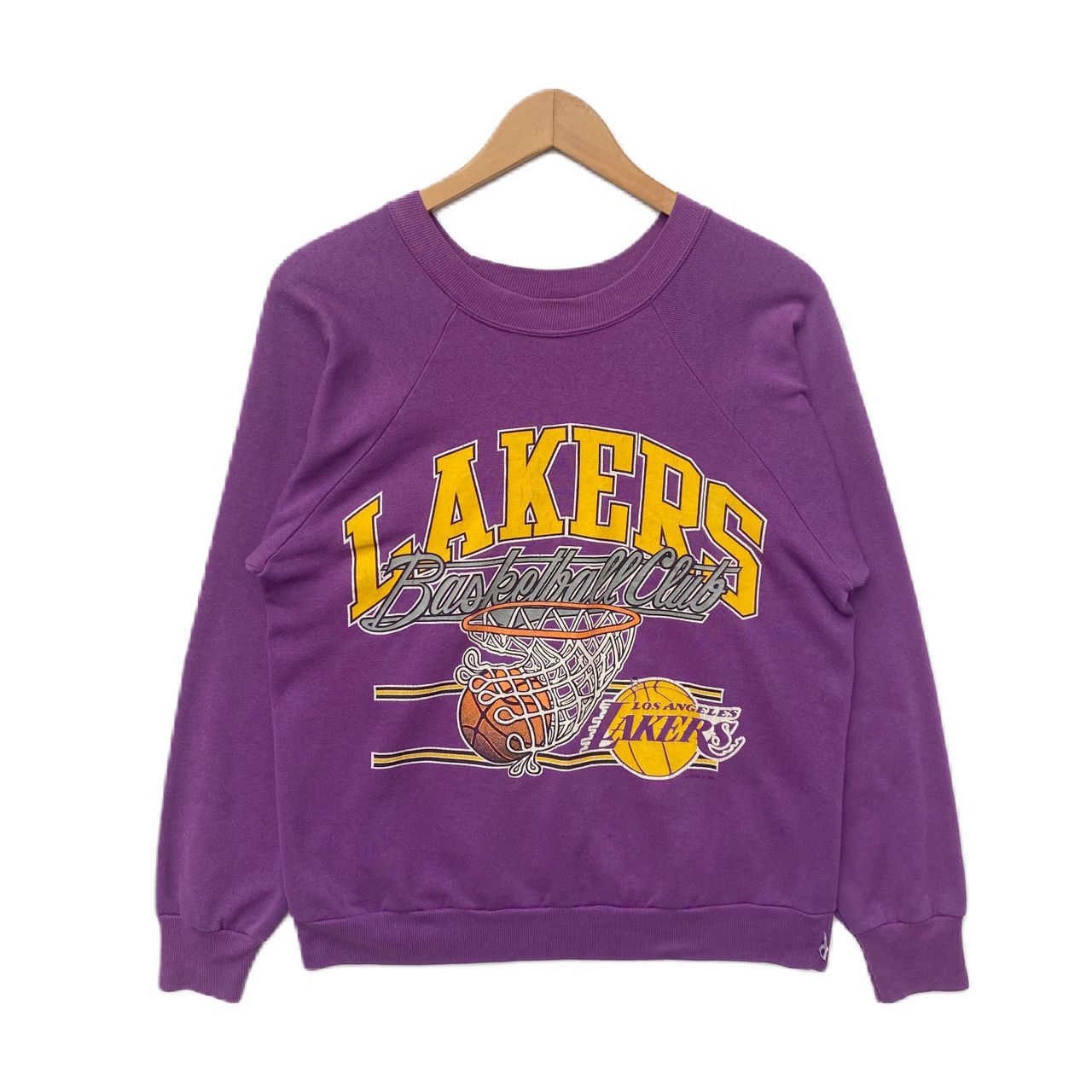 NBA × Vintage VINTAGE LOS ANGELES LAKERS SWEATSHIRT MEDIUM PULLOVER Size US M / EU 48-50 / 2 - 1 Thumbnail