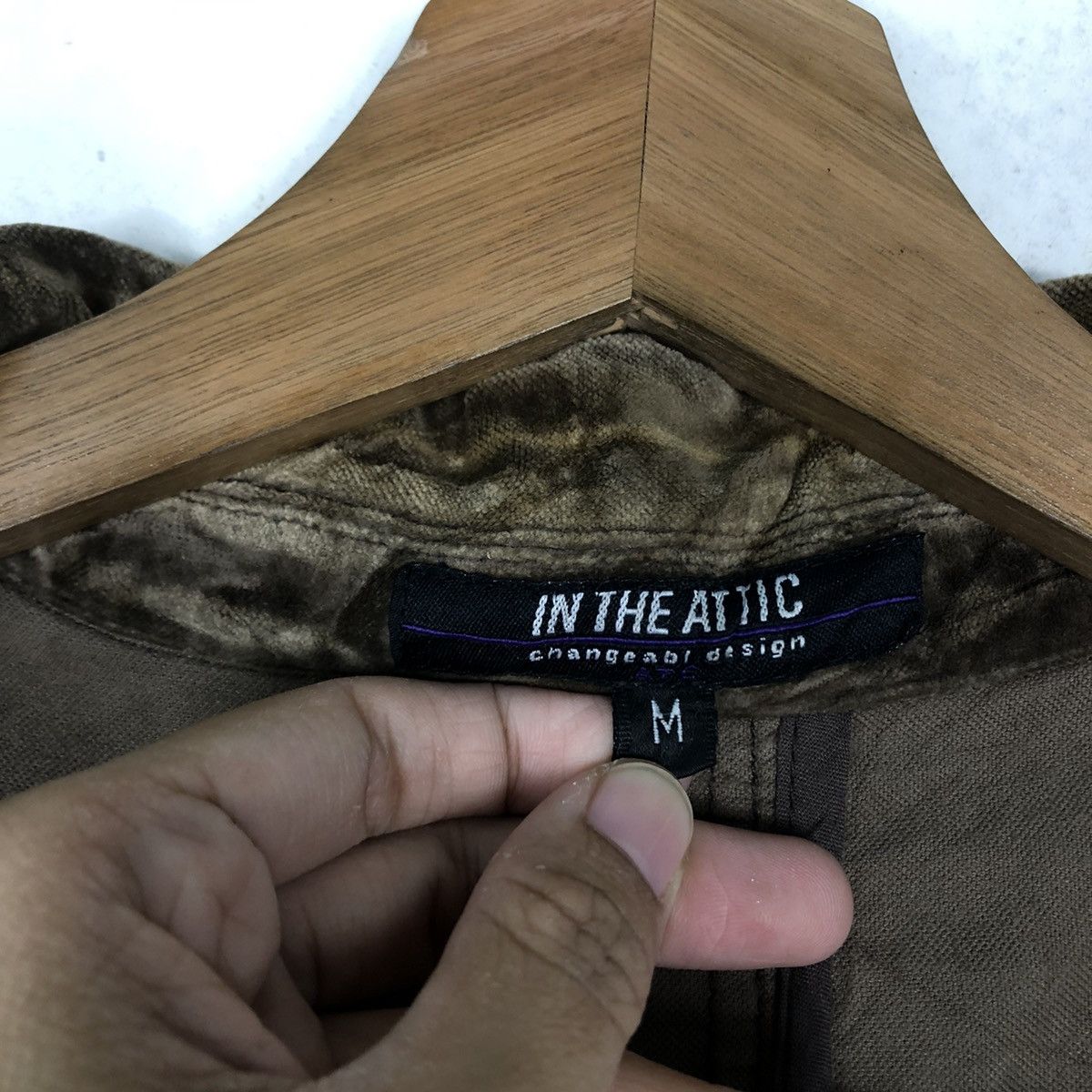 In The Attic 🔥Vintage Velvet Chore Jacket In The Attic Japan Made Size US M / EU 48-50 / 2 - 15 Thumbnail