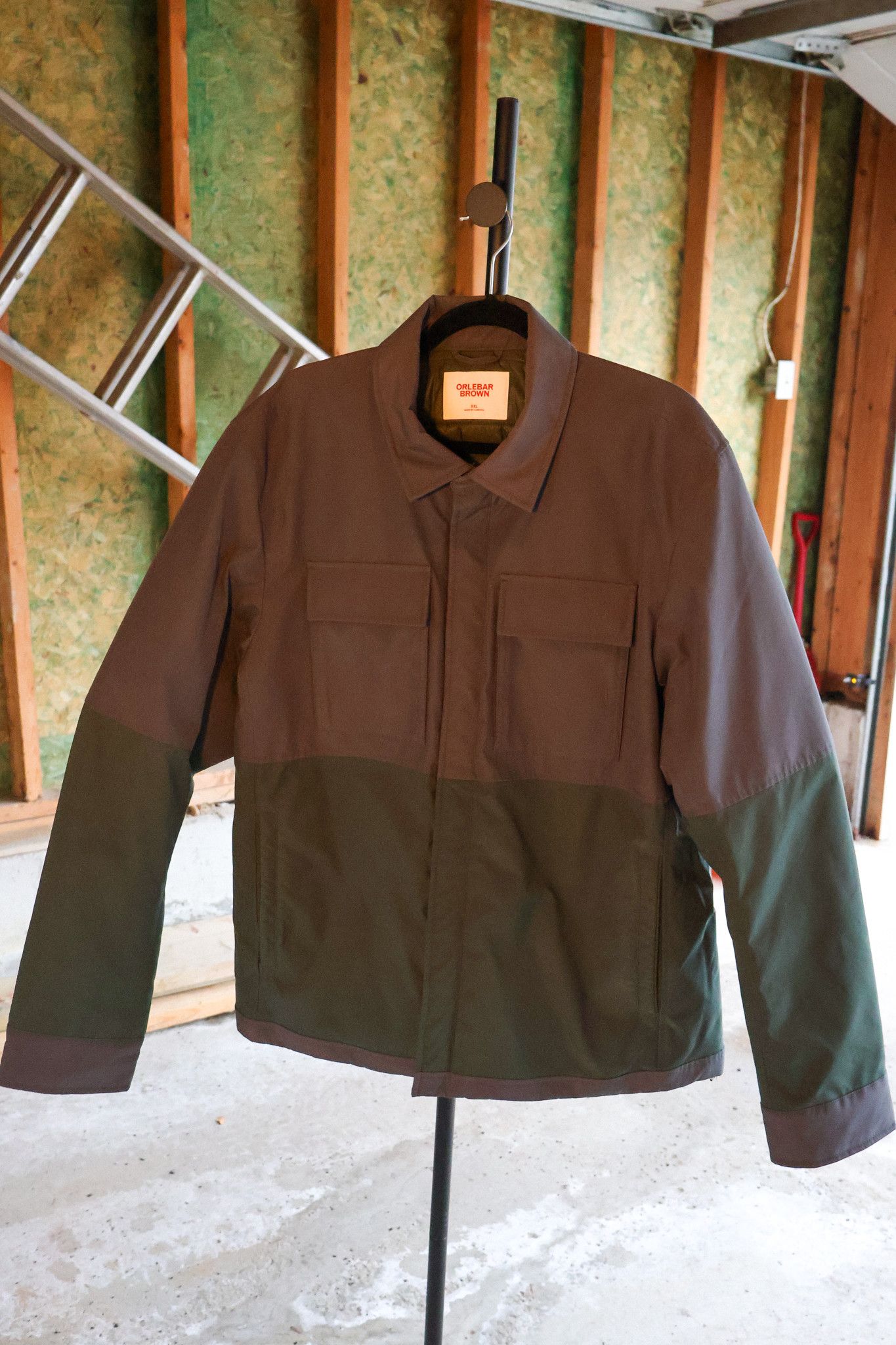 Orlebar Brown Seeker Colour-Block Padded Shirt Jacket In Gray Size US XXL / EU 58 / 5 - 2 Thumbnail